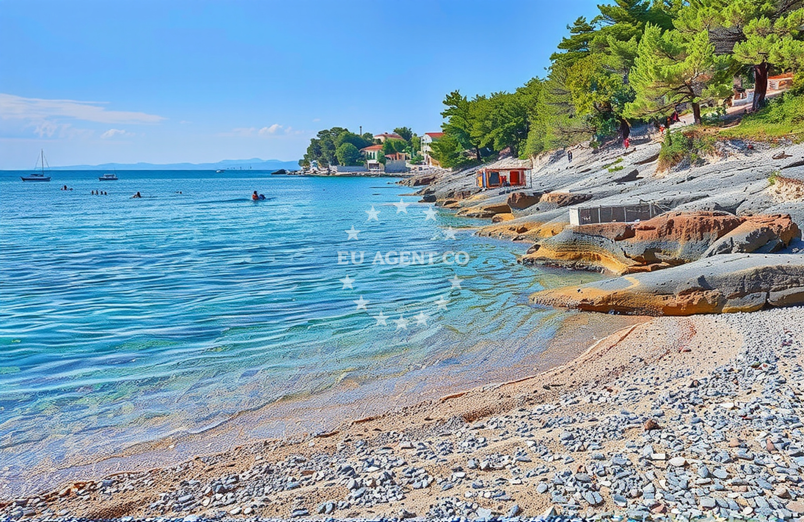 Additional view of Nova Brac beach in Put ružmarina 13, Selca