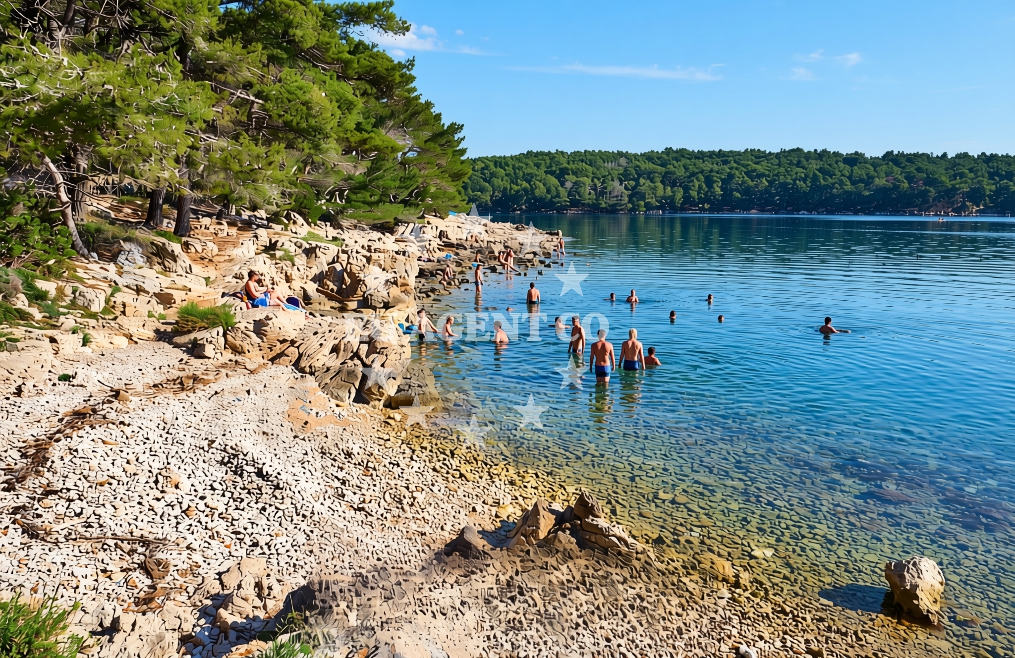 Overview of Nova Poštica istok, Vrboska (Hvar) Beach in Nova Poštica istok