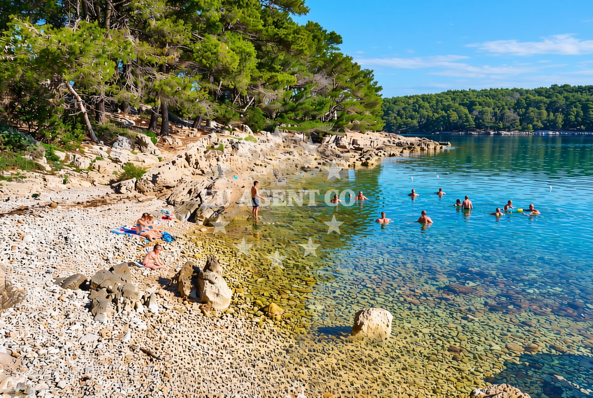 Additional view of Nova Poštica istok, Vrboska (Hvar) Beach in Nova Poštica istok
