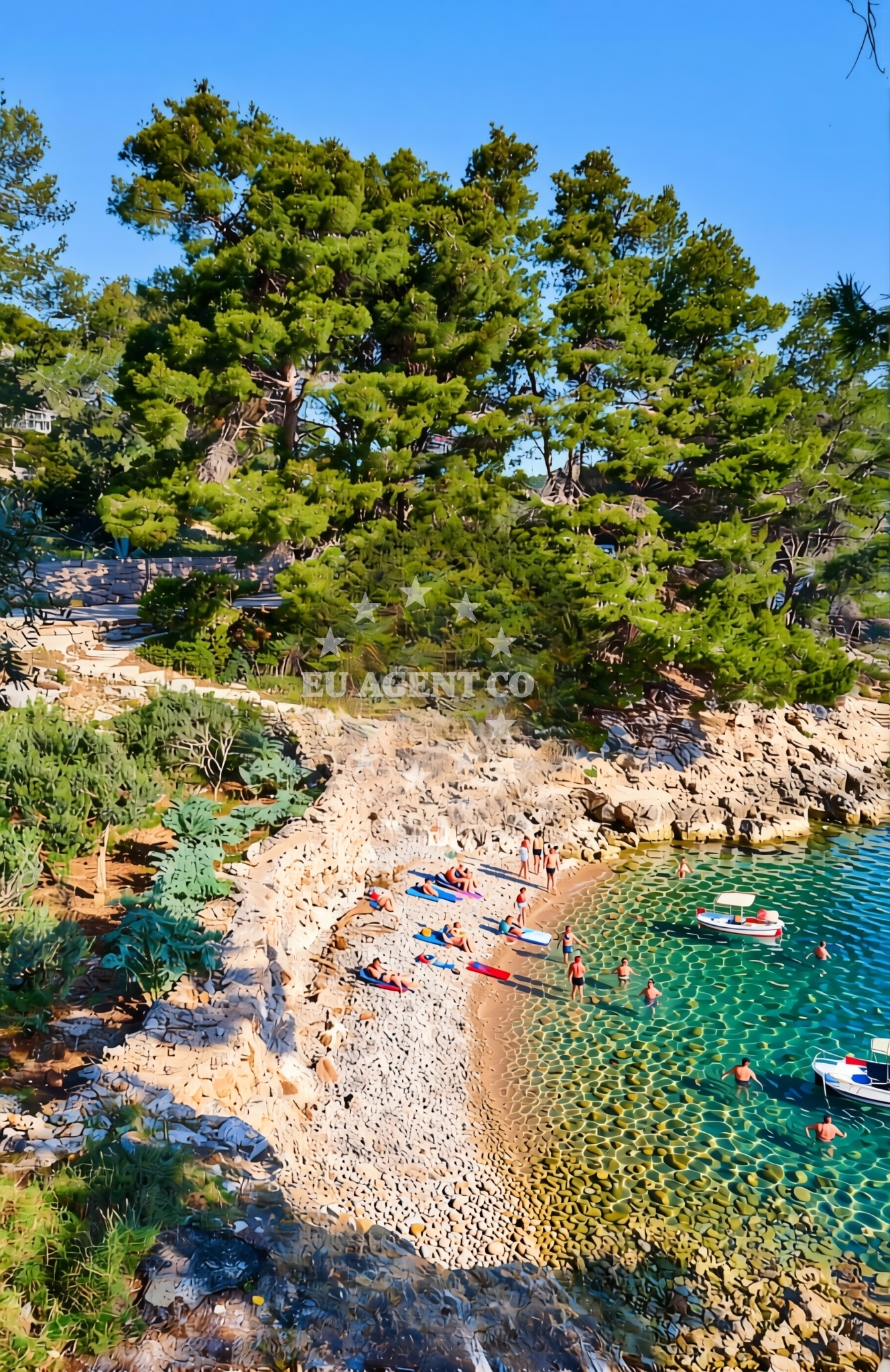 Additional view of Nova Poštica zapad, Vrboska (Hvar) Beach in Nova Poštica zapad