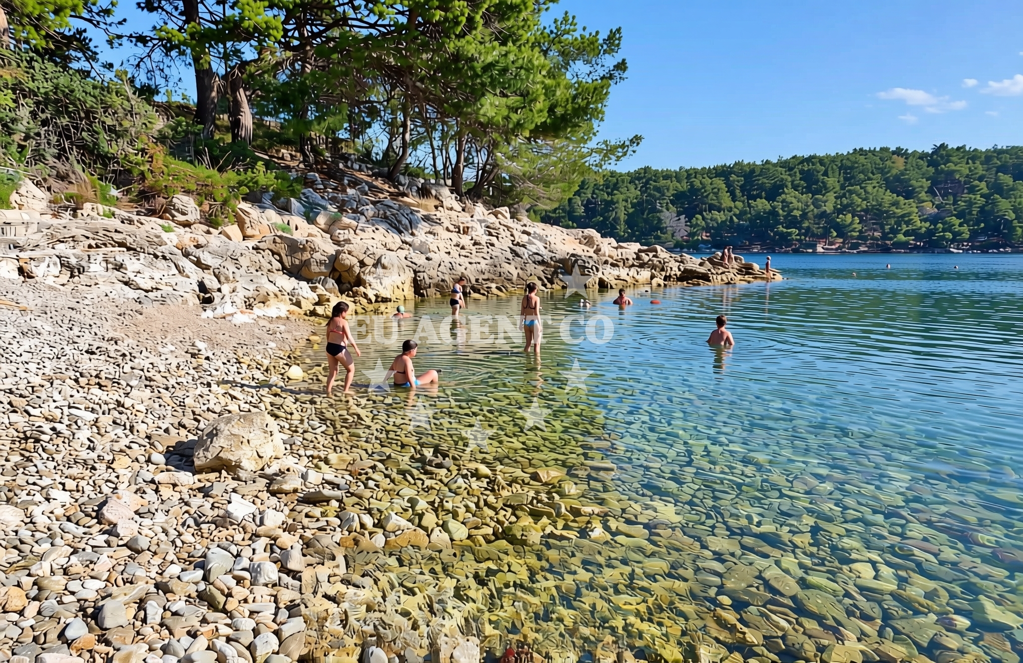 Additional view of Nova Poštica zapad, Vrboska (Hvar) Beach in Nova Poštica zapad