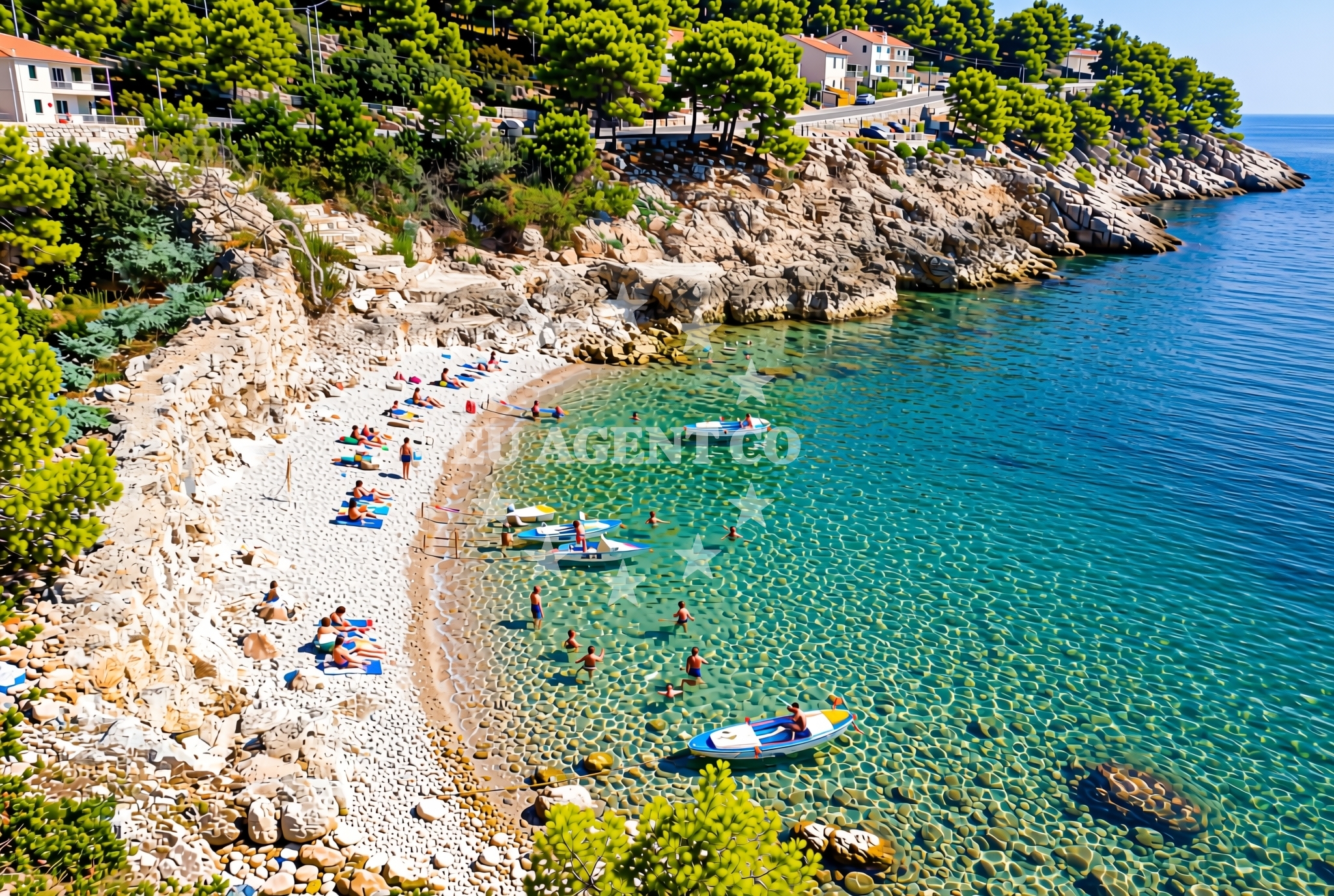Additional view of Nova Poštica zapad, Vrboska (Hvar) Beach in Nova Poštica zapad