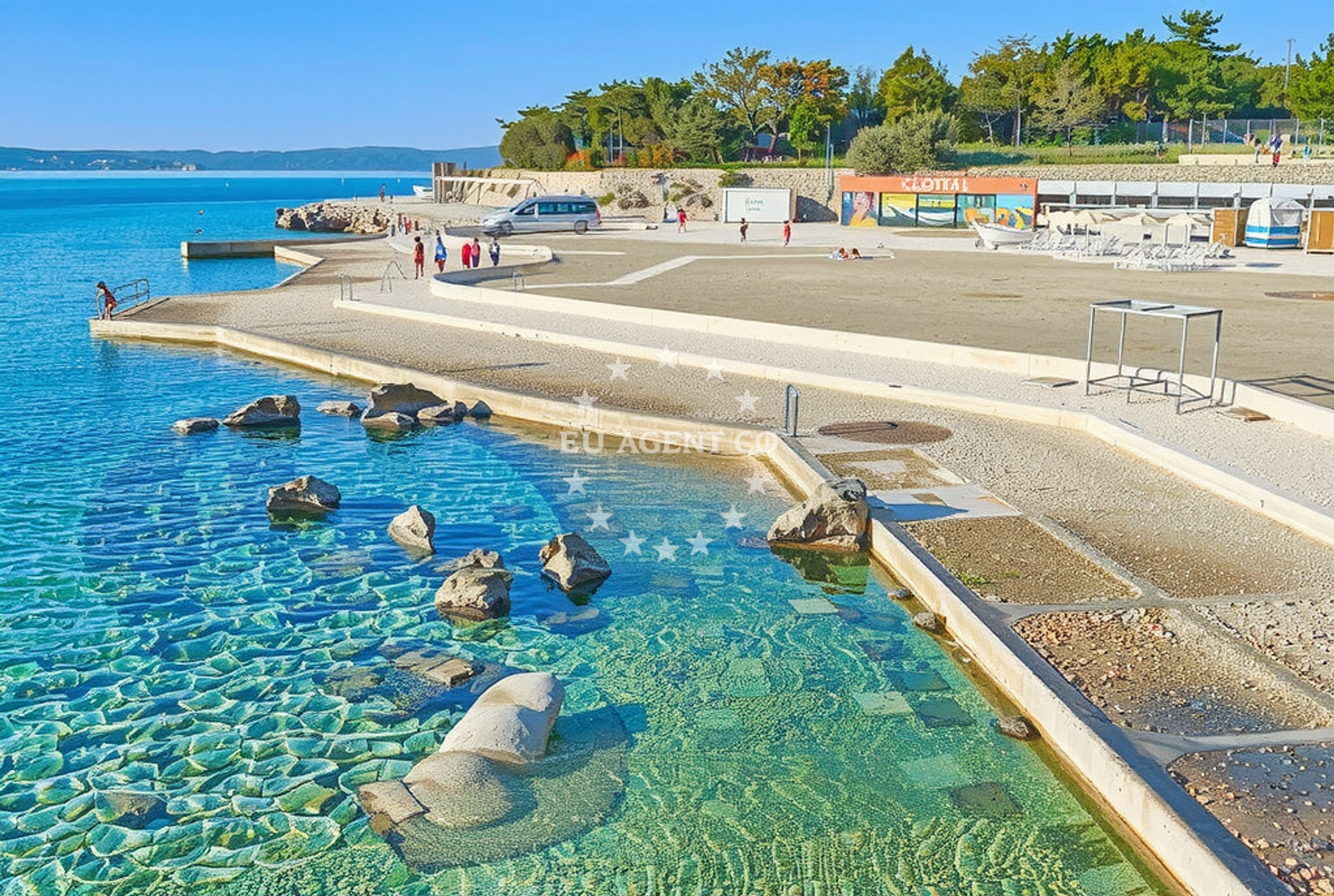Additional view of Novi beach in 20 Ulica kralja Tomislava, Novi Vinodolski