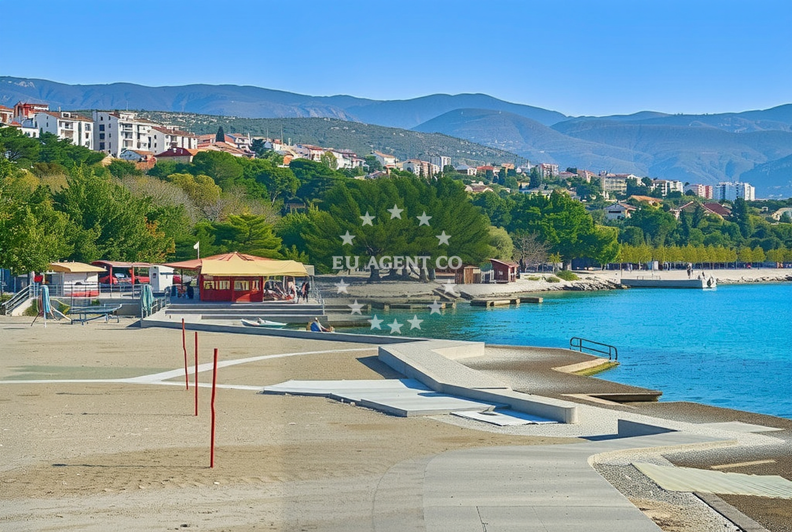 Additional view of Novi beach in 20 Ulica kralja Tomislava, Novi Vinodolski