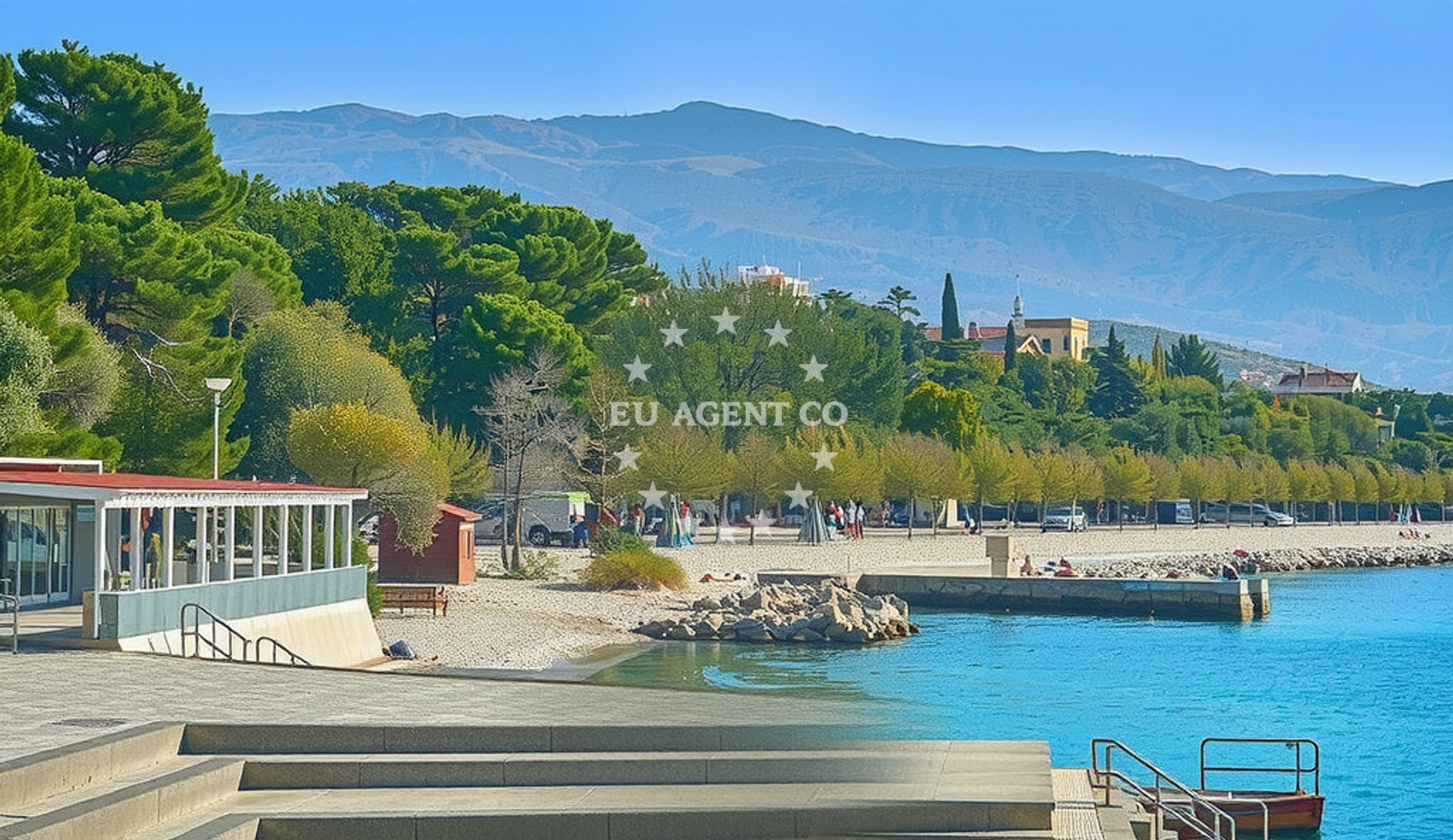 Additional view of Novi beach in 20 Ulica kralja Tomislava, Novi Vinodolski