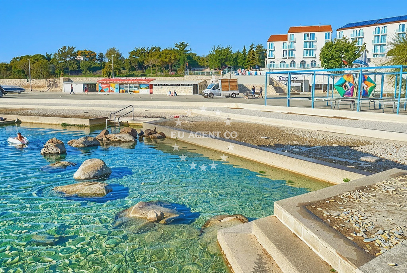 Additional view of Novi beach in 20 Ulica kralja Tomislava, Novi Vinodolski