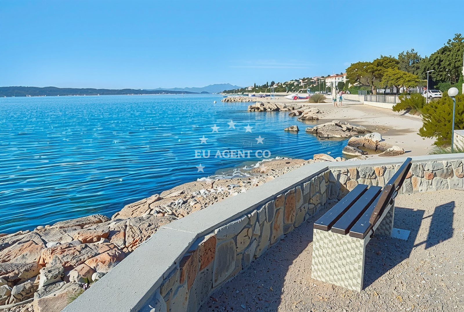 Additional view of Novi Marina beach in 10 Stjepana Mazuranića Erdgeschoss, Novi Vinodolski