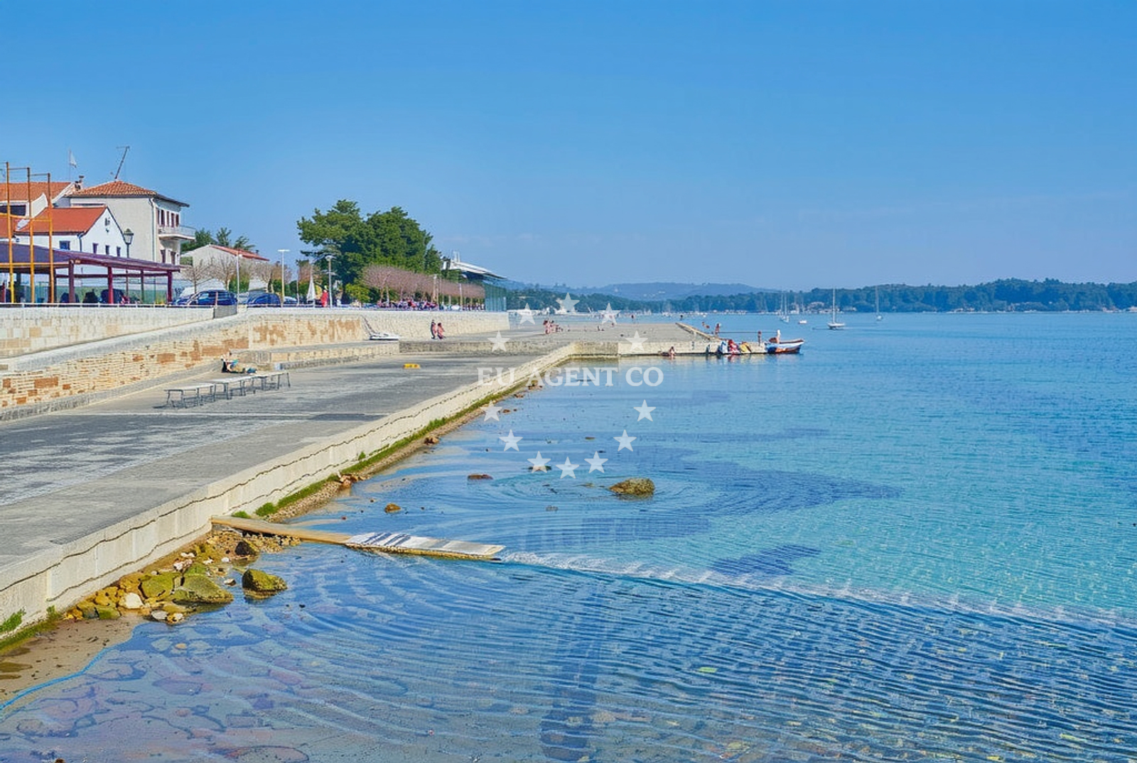 Additional view of Novigrad beach in 24 Ulica Gradska vrata, Novigrad Istria