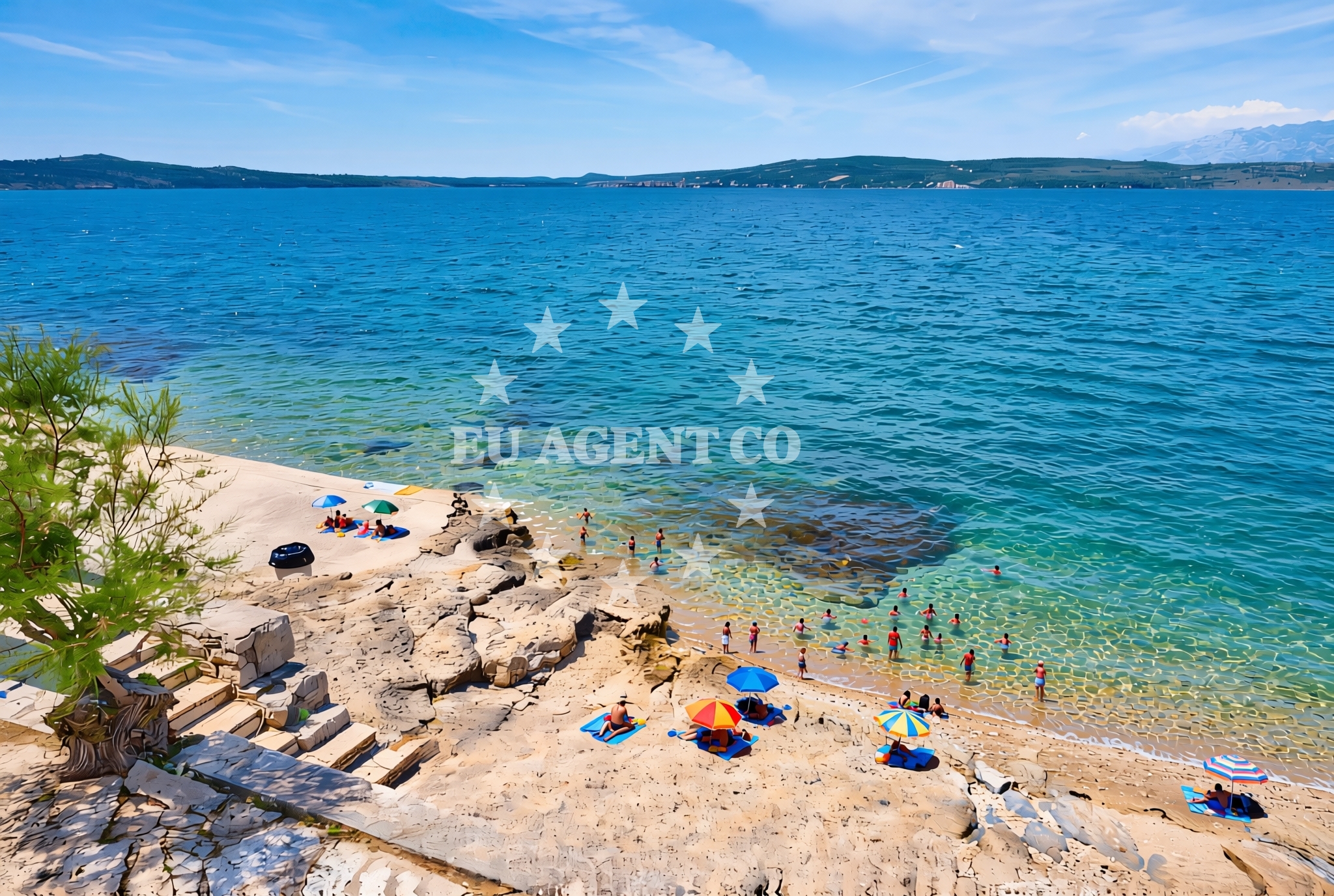 Additional view of Novigrad (Zadarska županija): beaches and coves (10) in Novigrad (Zadarska županija)