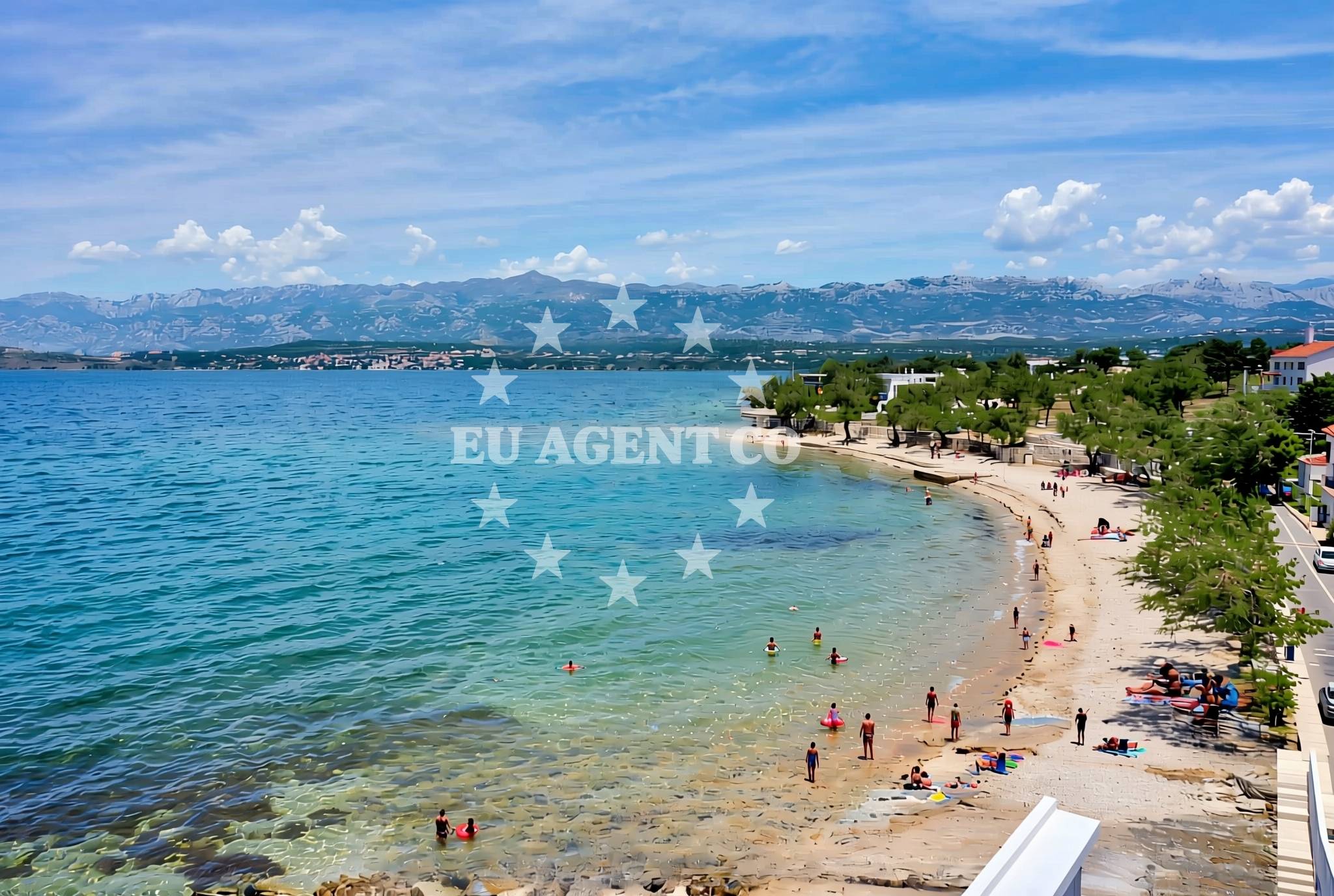 Additional view of Novigrad (Zadarska županija): beaches and coves (10) in Novigrad (Zadarska županija)