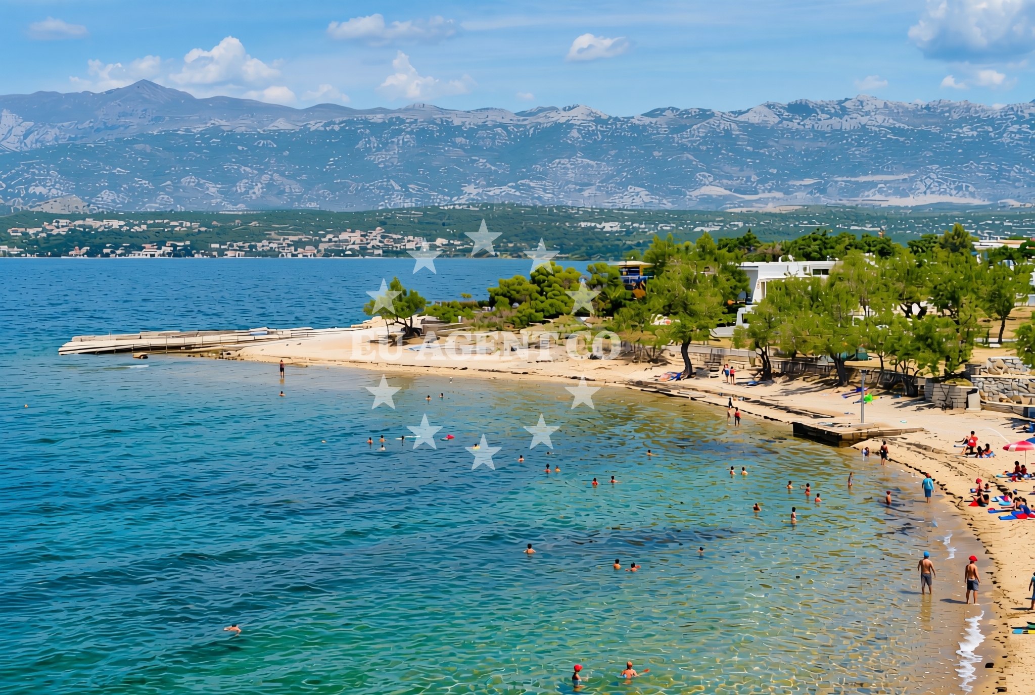 Additional view of Novigrad (Zadarska županija): beaches and coves (10) in Novigrad (Zadarska županija)