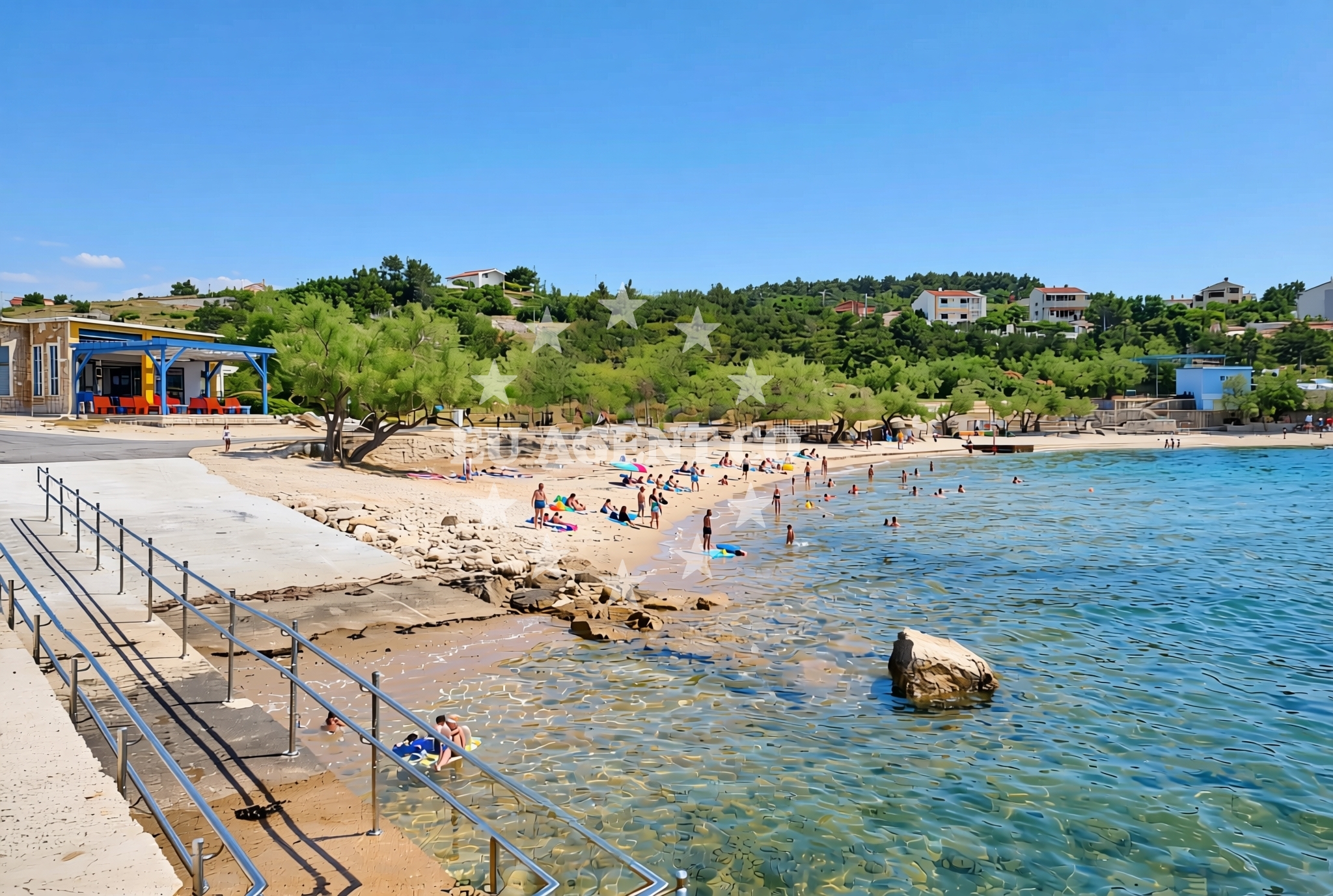 Additional view of Novigrad (Zadarska županija): beaches and coves (10) in Novigrad (Zadarska županija)