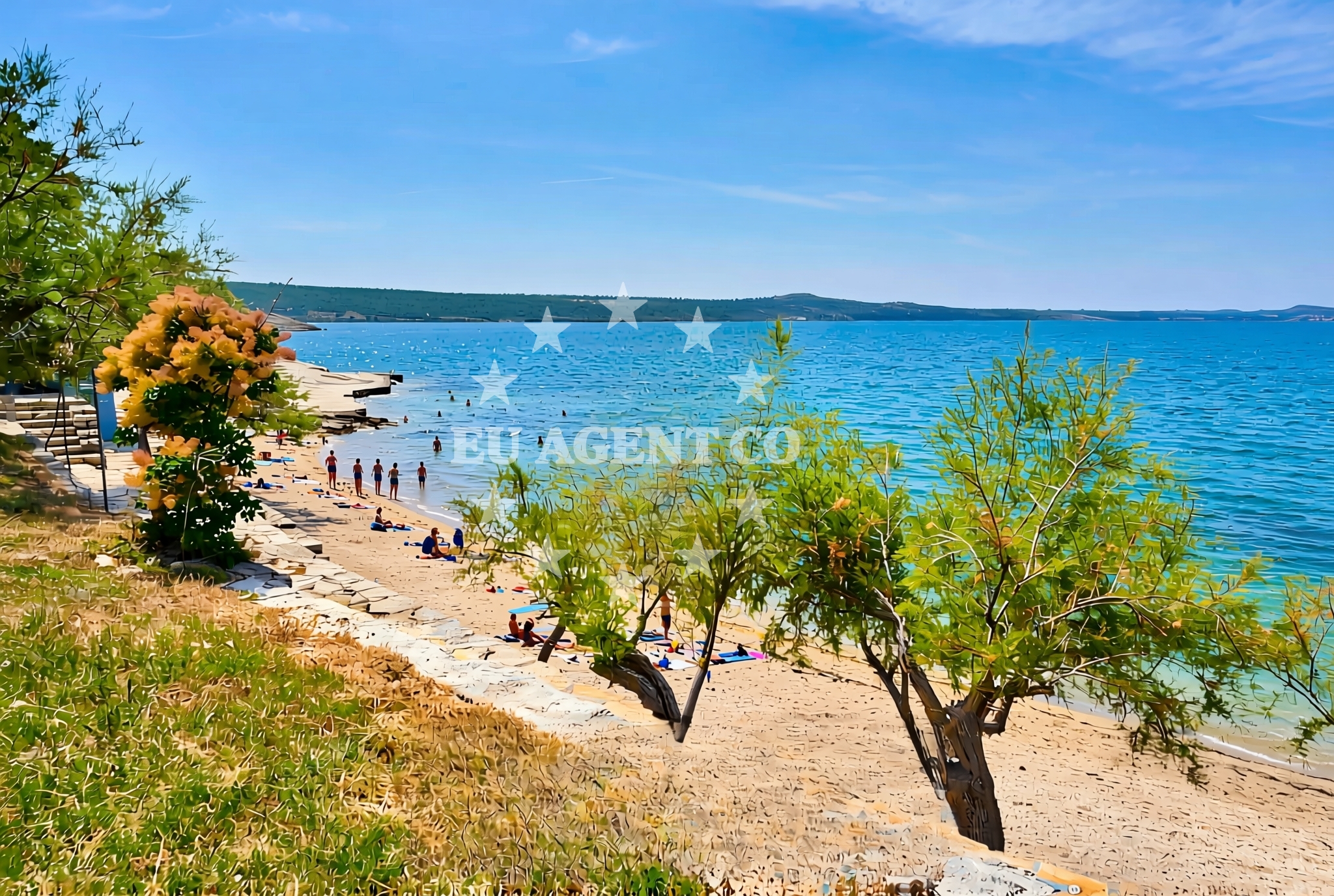 Additional view of Novigrad (Zadarska županija): beaches and coves (10) in Novigrad (Zadarska županija)