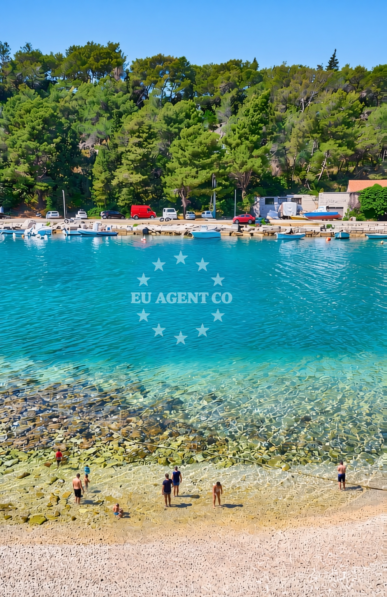 Beach facilities and surroundings at Novo Selo (Selca) (Brač): beaches and coves in Novo Selo (Selca) (Brač)