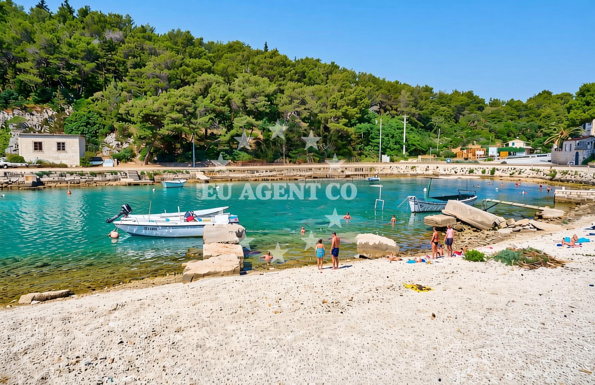 Additional view of Novo Selo (Selca) (Brač): beaches and coves in Novo Selo (Selca) (Brač)