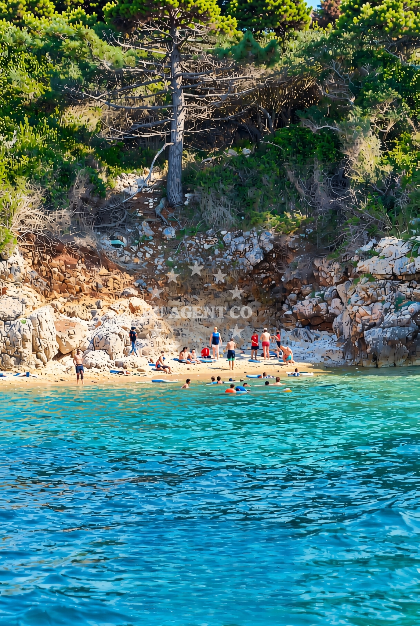 Additional view of Nozdra, Ilovik (Mali Lošinj) (Ilovik) Beach in Nozdra