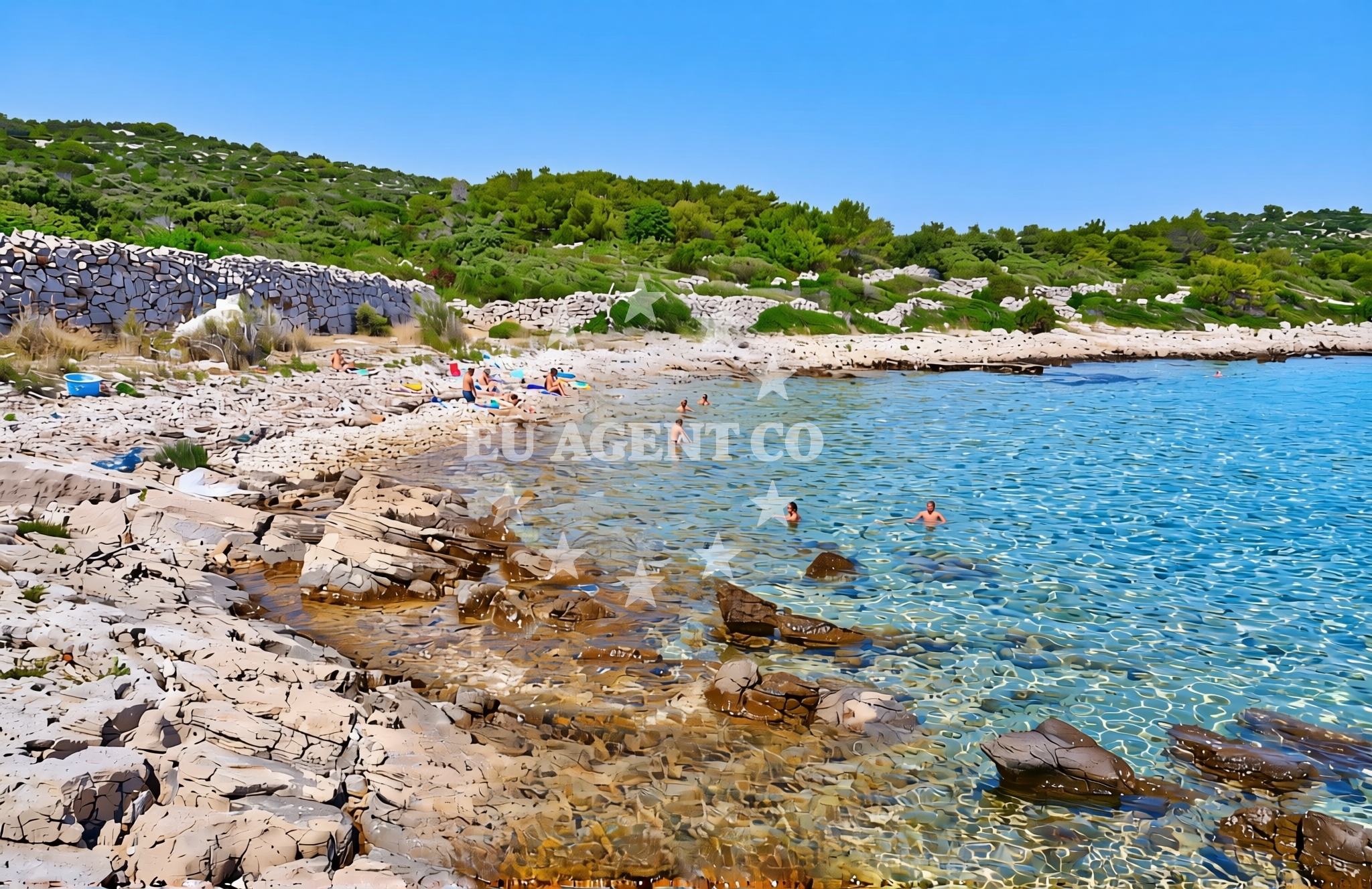 Additional view of Nozdra vela, Kaprije (Kaprije) Beach in Nozdra vela