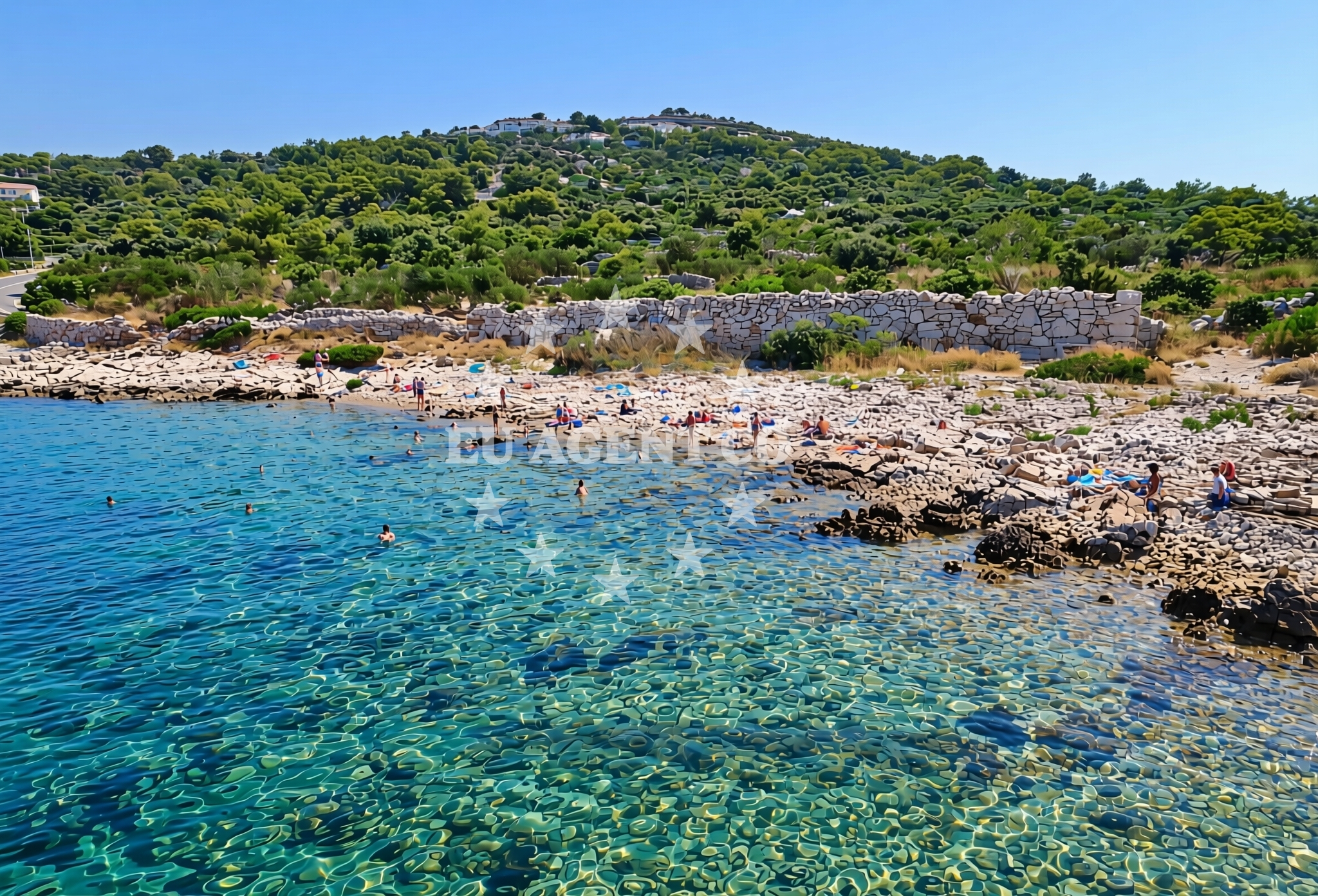 Additional view of Nozdra vela, Kaprije (Kaprije) Beach in Nozdra vela