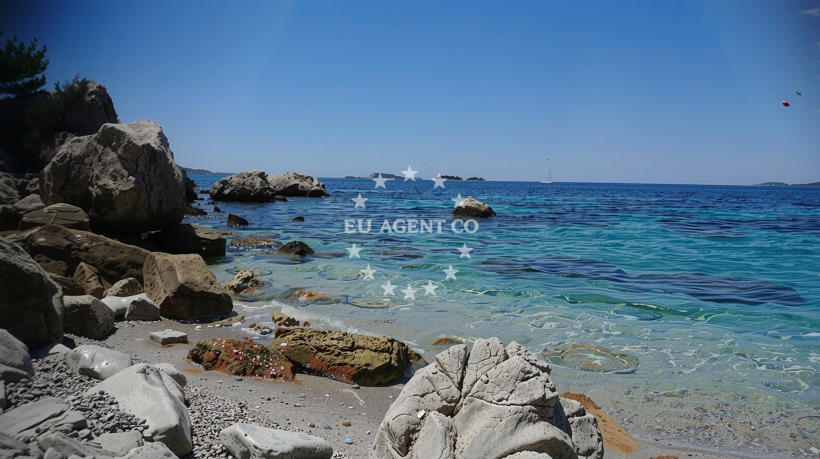 Additional view of Nudist FKK beach Dubrovnik in Plat 18, Mlini