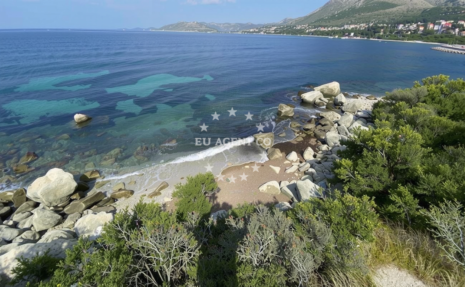 Additional view of Nudist FKK beach Dubrovnik in Plat 18, Mlini