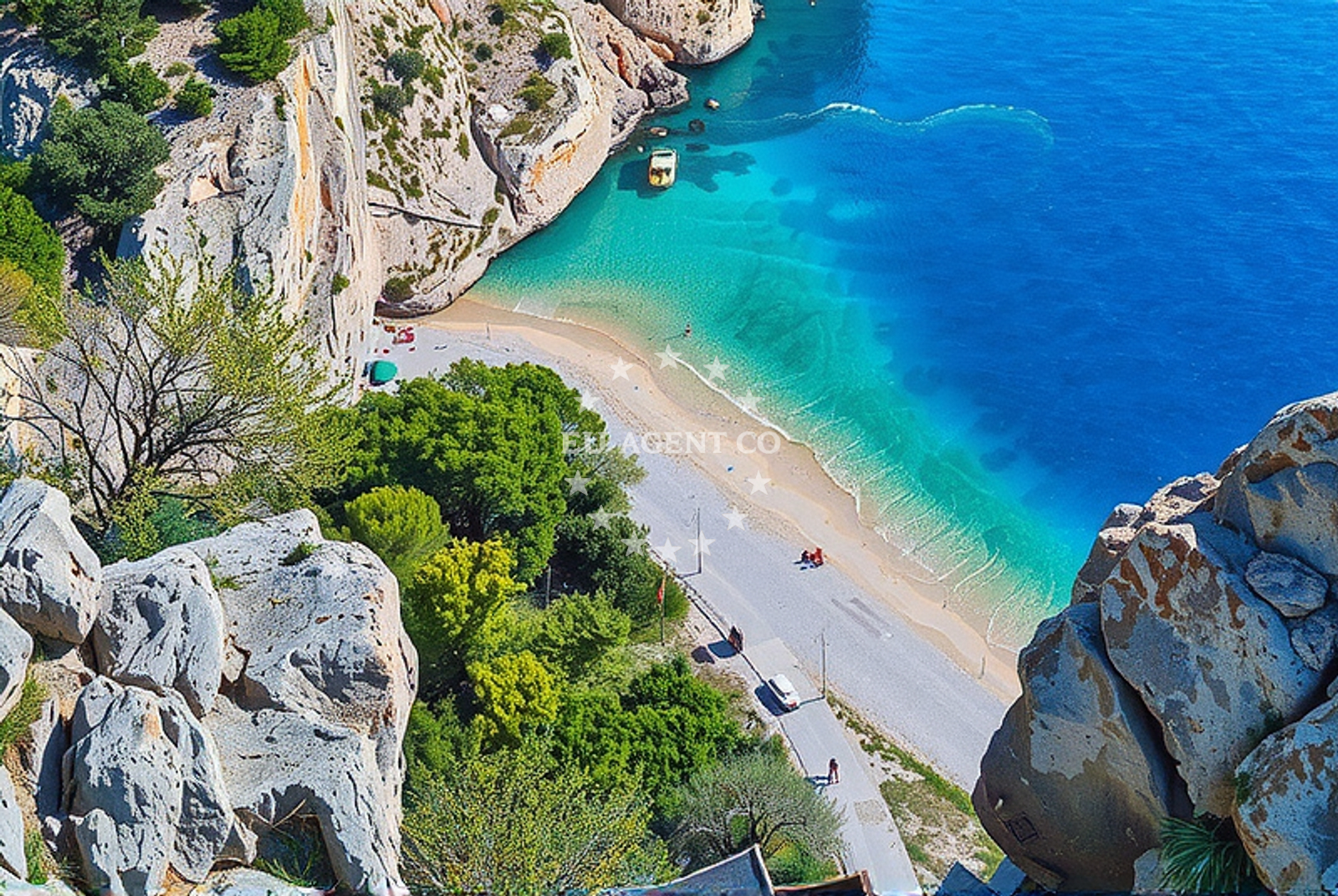 Additional view of Nugal beach in Dubrova?ka 77, Makarska