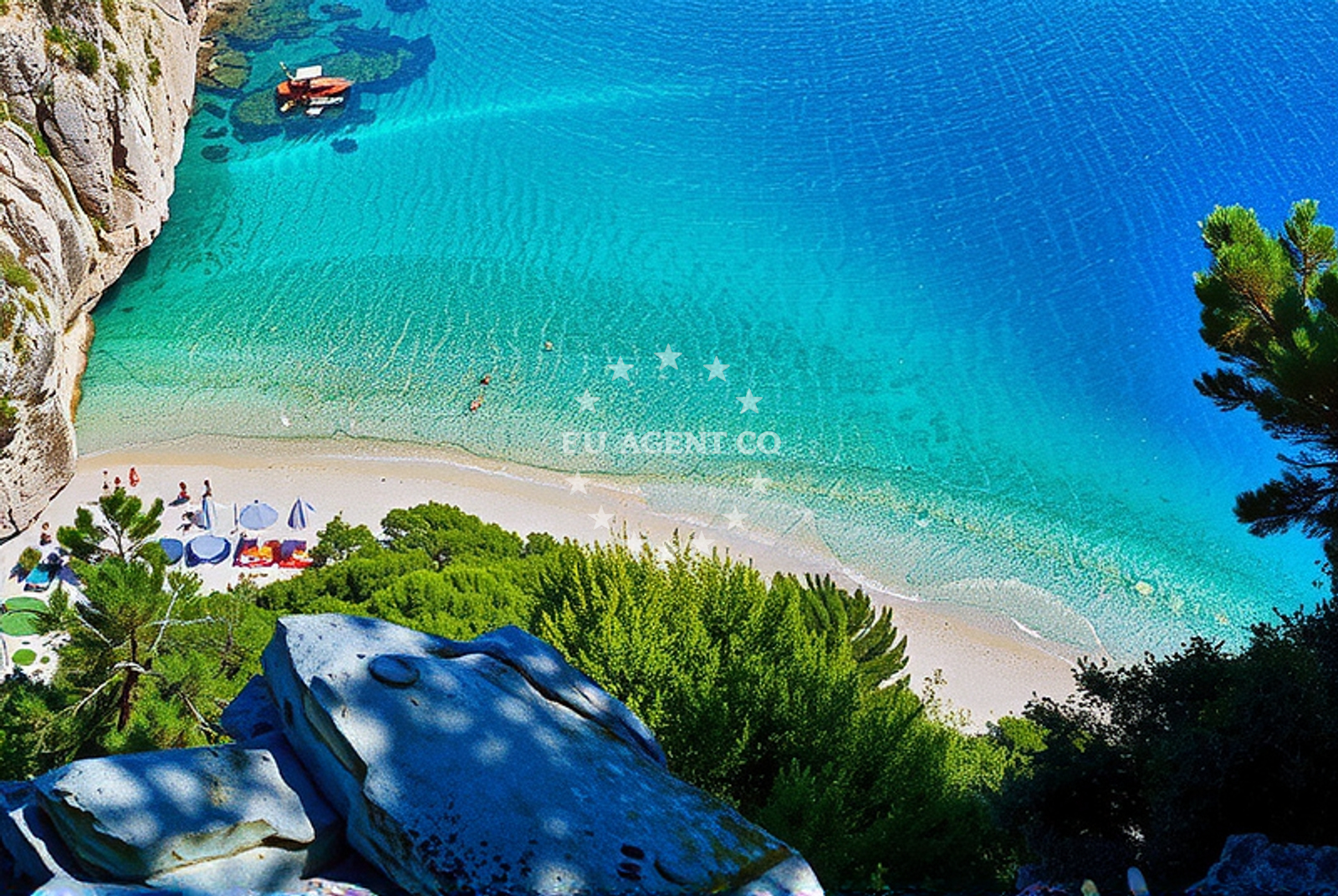 Additional view of Nugal beach in Dubrova?ka 77, Makarska