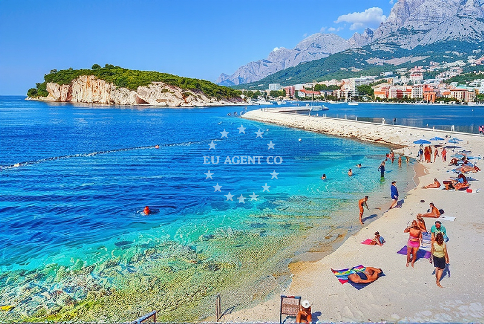 Beach facilities and surroundings at Nugal beach II in Marineta ulica 3 2, Makarska