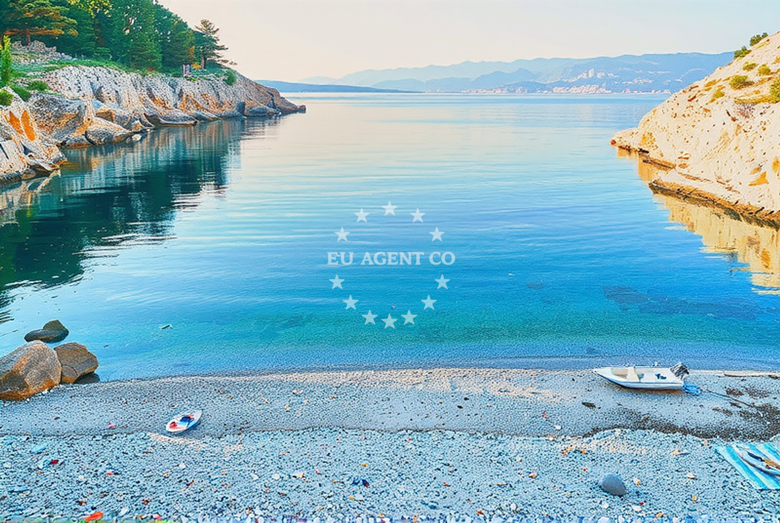 Additional view of Nuluk beach in Galija 17, Vrbnik
