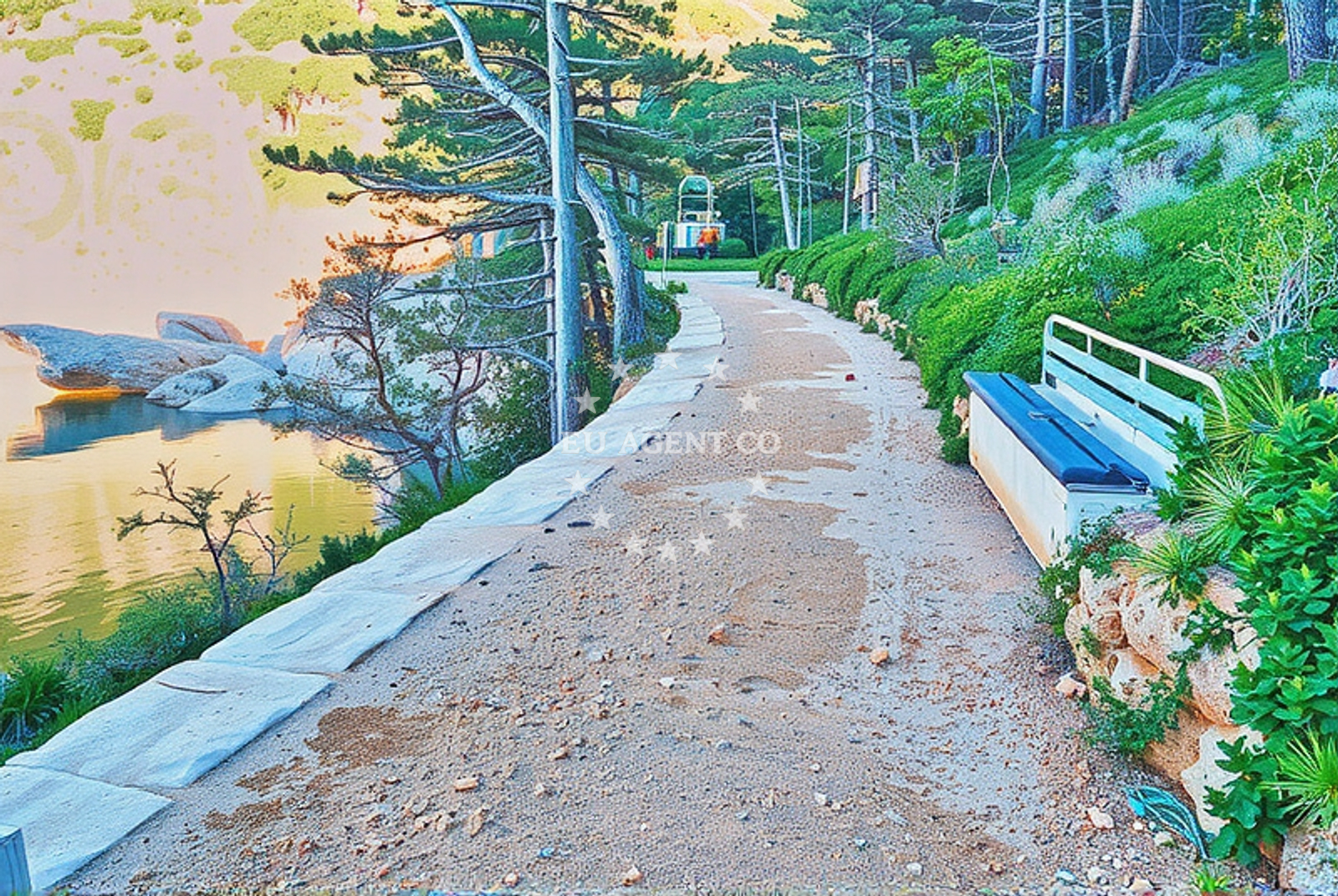 Additional view of Nuluk beach in Galija 17, Vrbnik