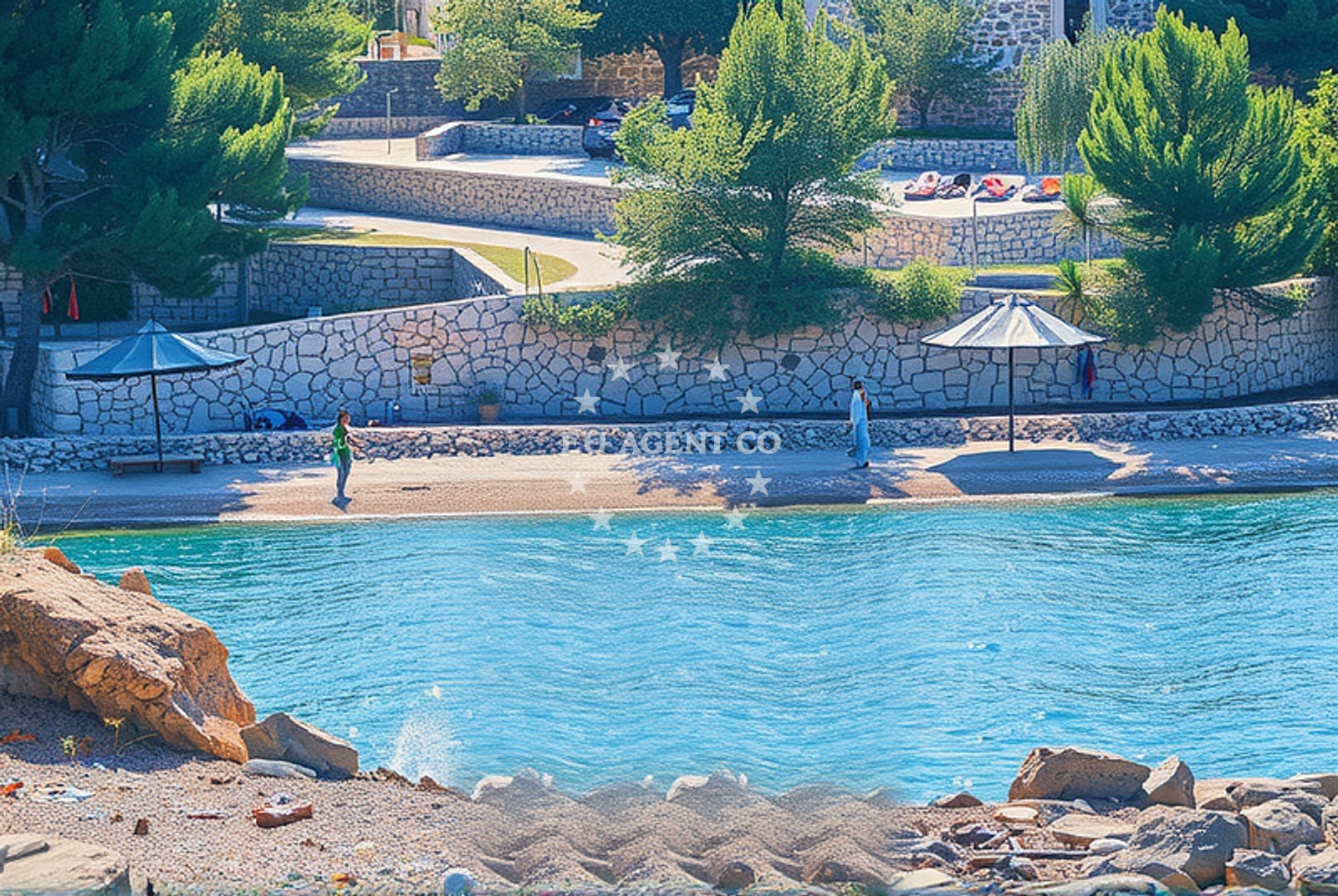 Additional view of Oaza Mira beach in Put Malenice 12, Drage