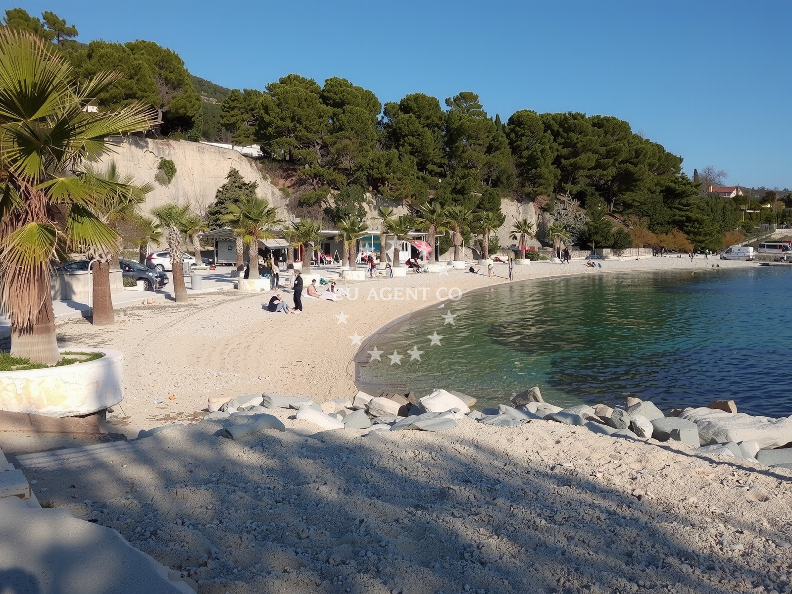 Additional view of Obojena beach in Ulica Antuna Mihanovića 44 ground floor, Split