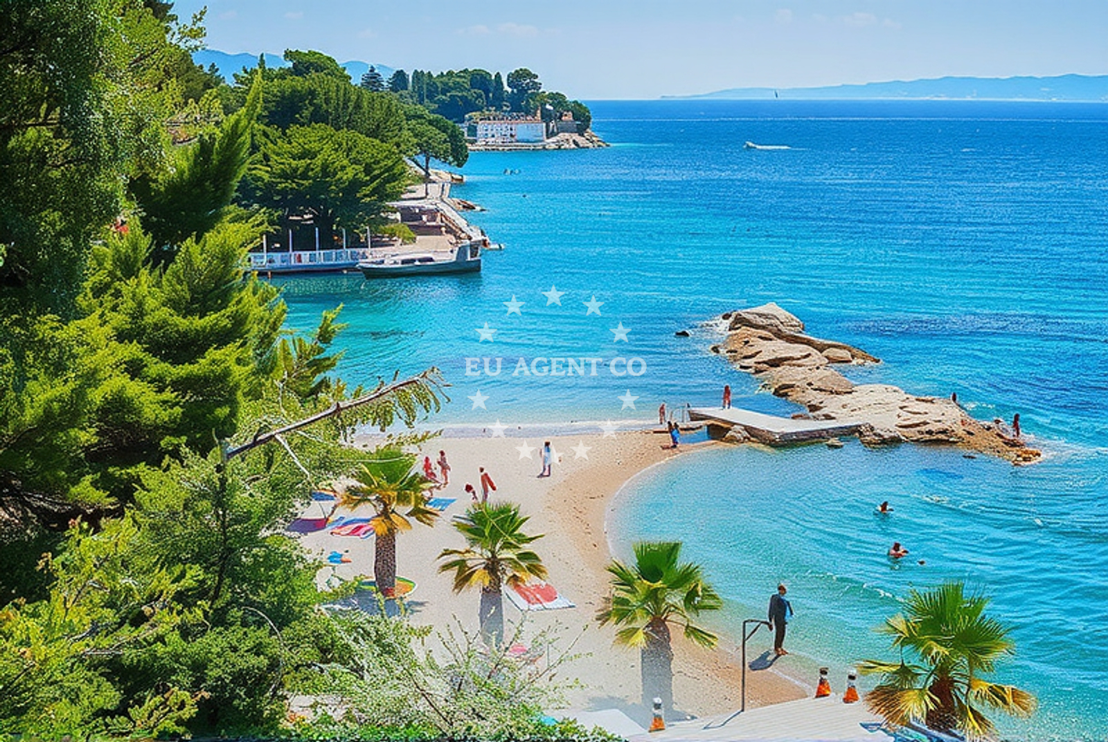 Additional view of Obojena beach in Ulica Antuna Mihanovića 44 ground floor, Split