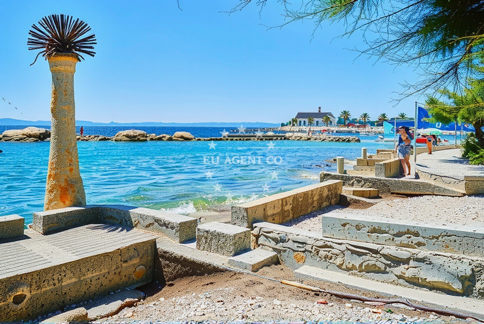 Additional view of Obojena beach in Ulica Antuna Mihanovića 44 ground floor, Split