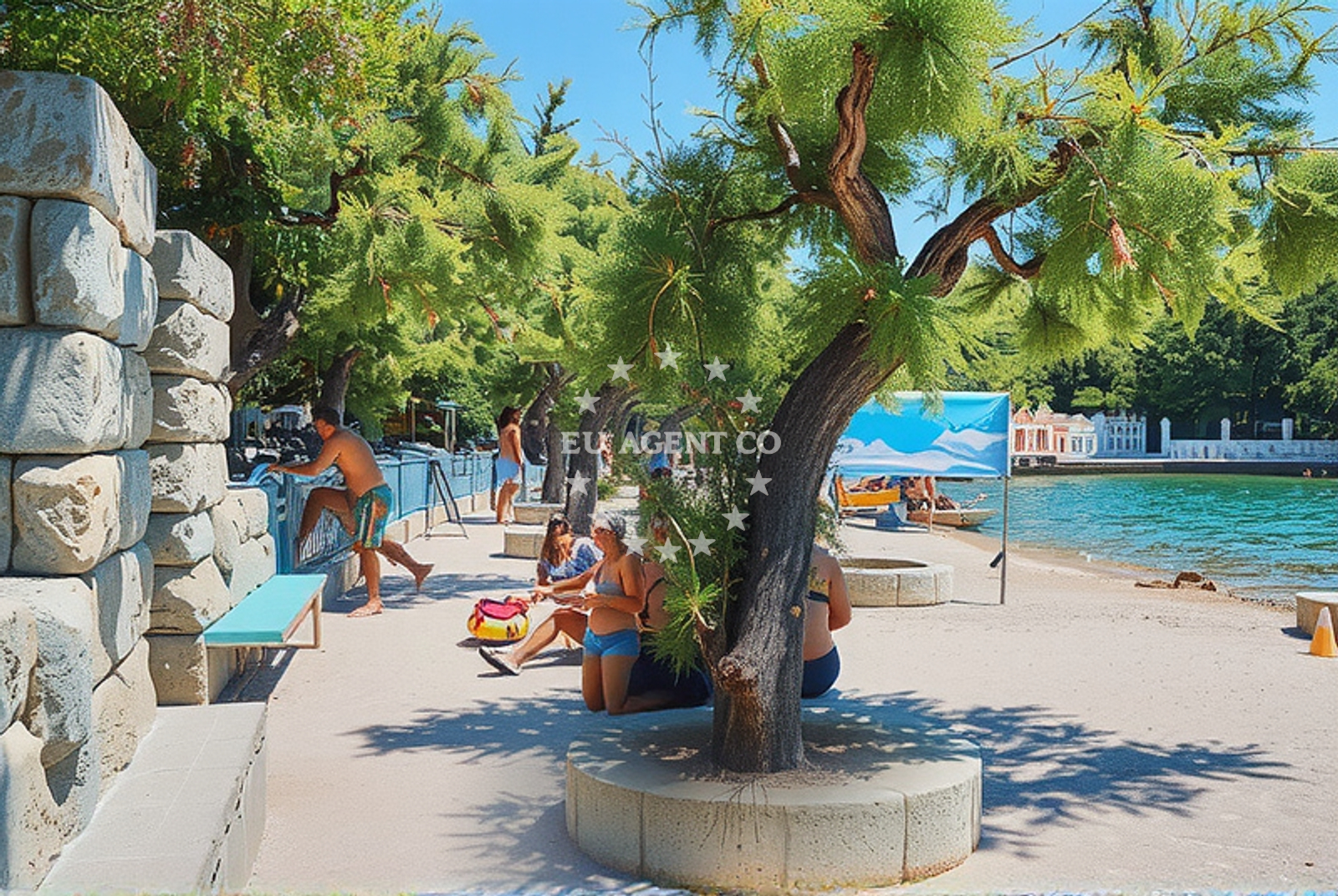 Additional view of Obojena beach in Ulica Antuna Mihanovića 44 ground floor, Split