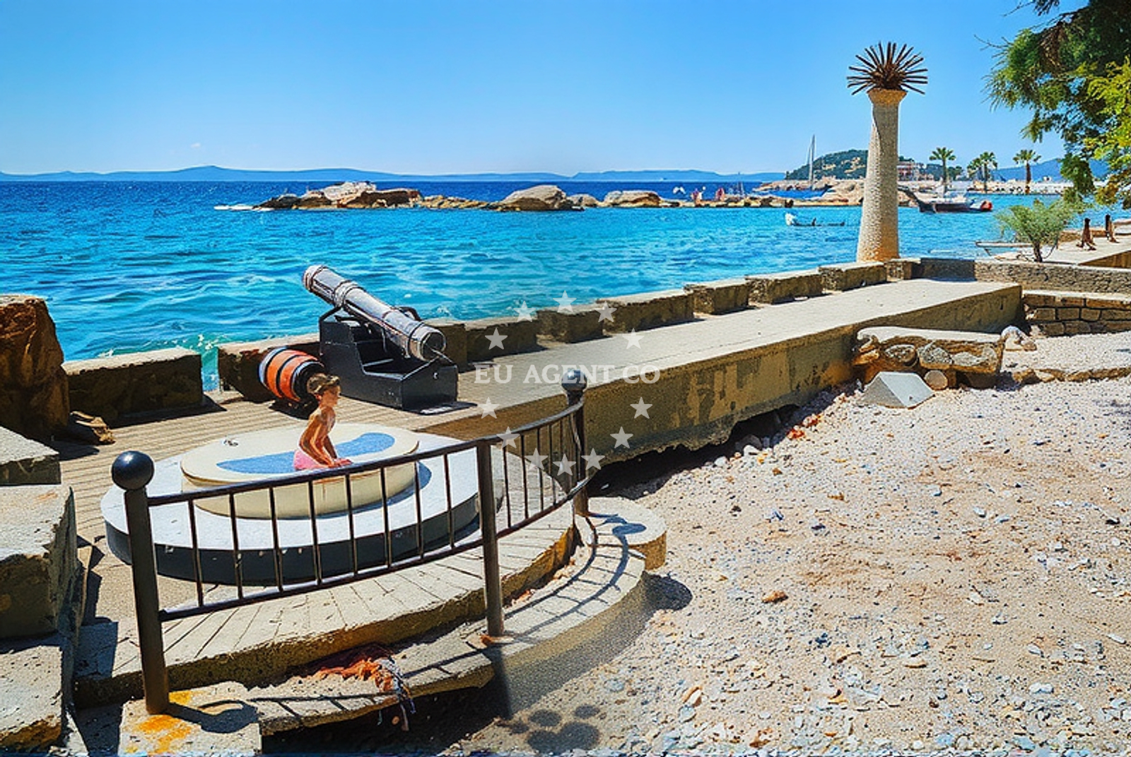 Additional view of Obojena beach in Ulica Antuna Mihanovića 44 ground floor, Split