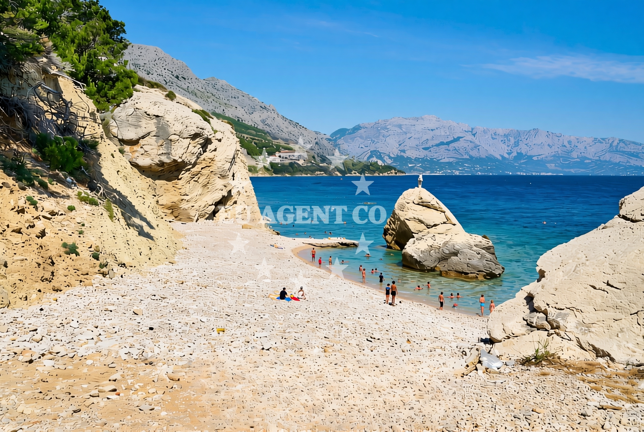 Additional view of Obriž istok, Lokva Rogoznica Beach in Obriž istok