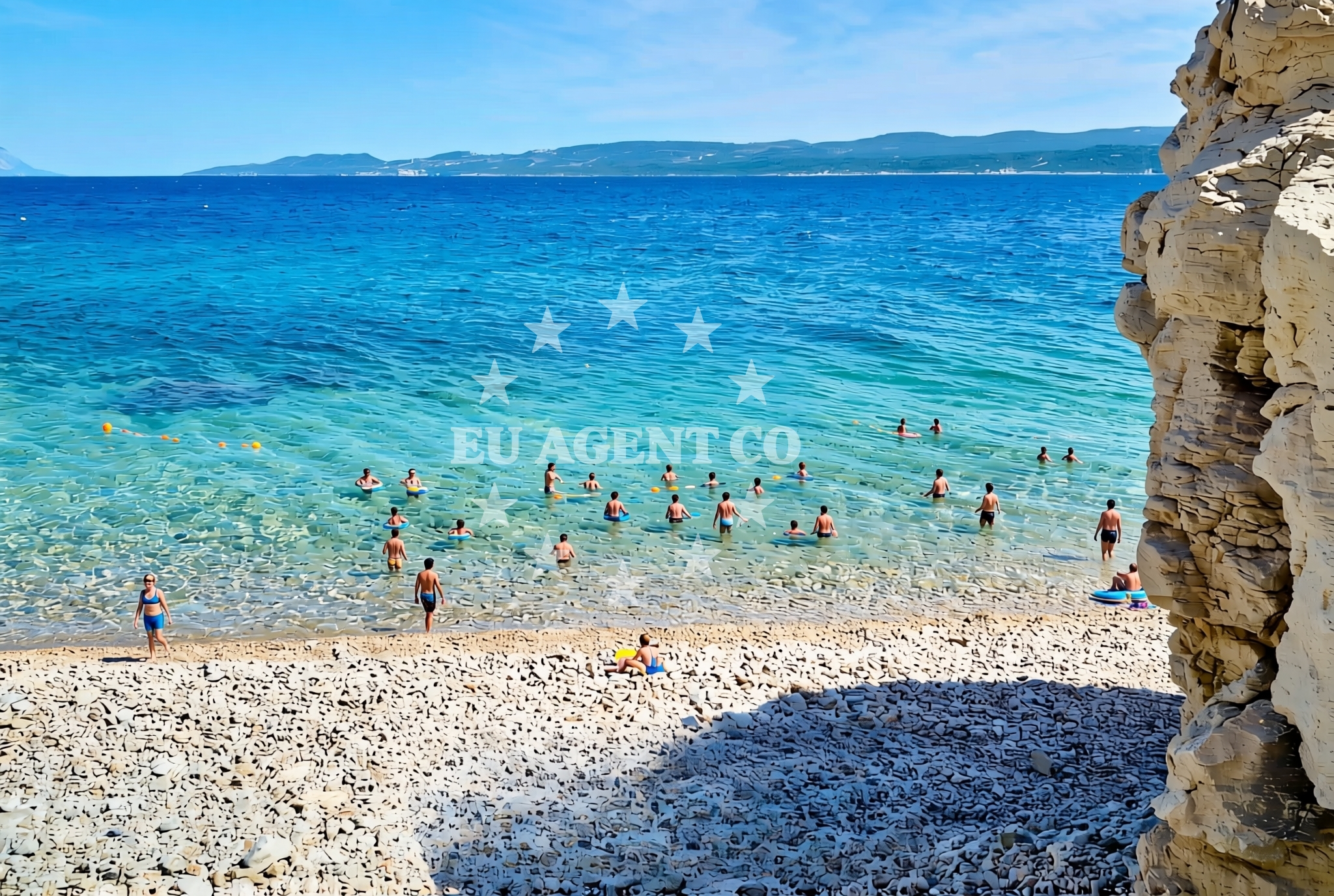 Additional view of Obriž istok, Lokva Rogoznica Beach in Obriž istok