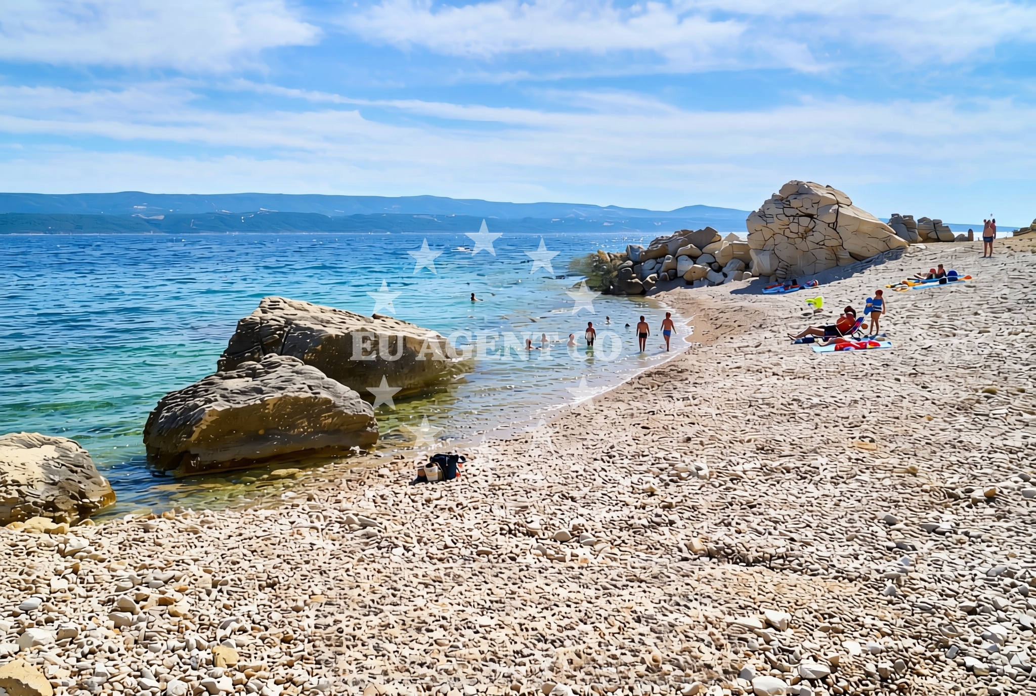 Additional view of Obriž istok, Lokva Rogoznica Beach in Obriž istok