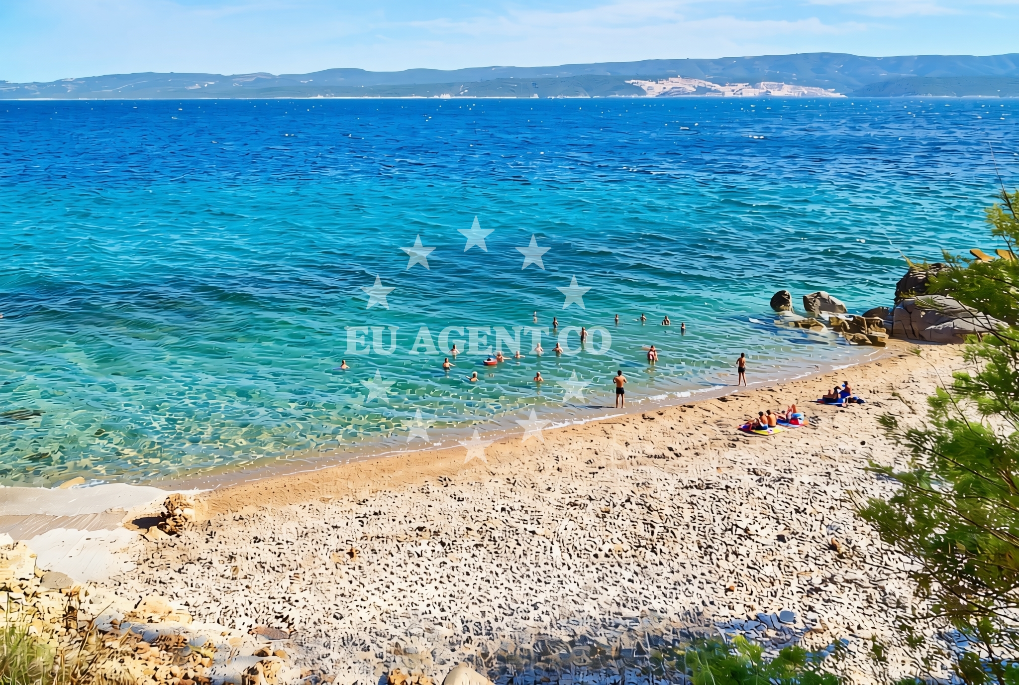 Additional view of Odmorište, Lokva Rogoznica Beach in Odmorište