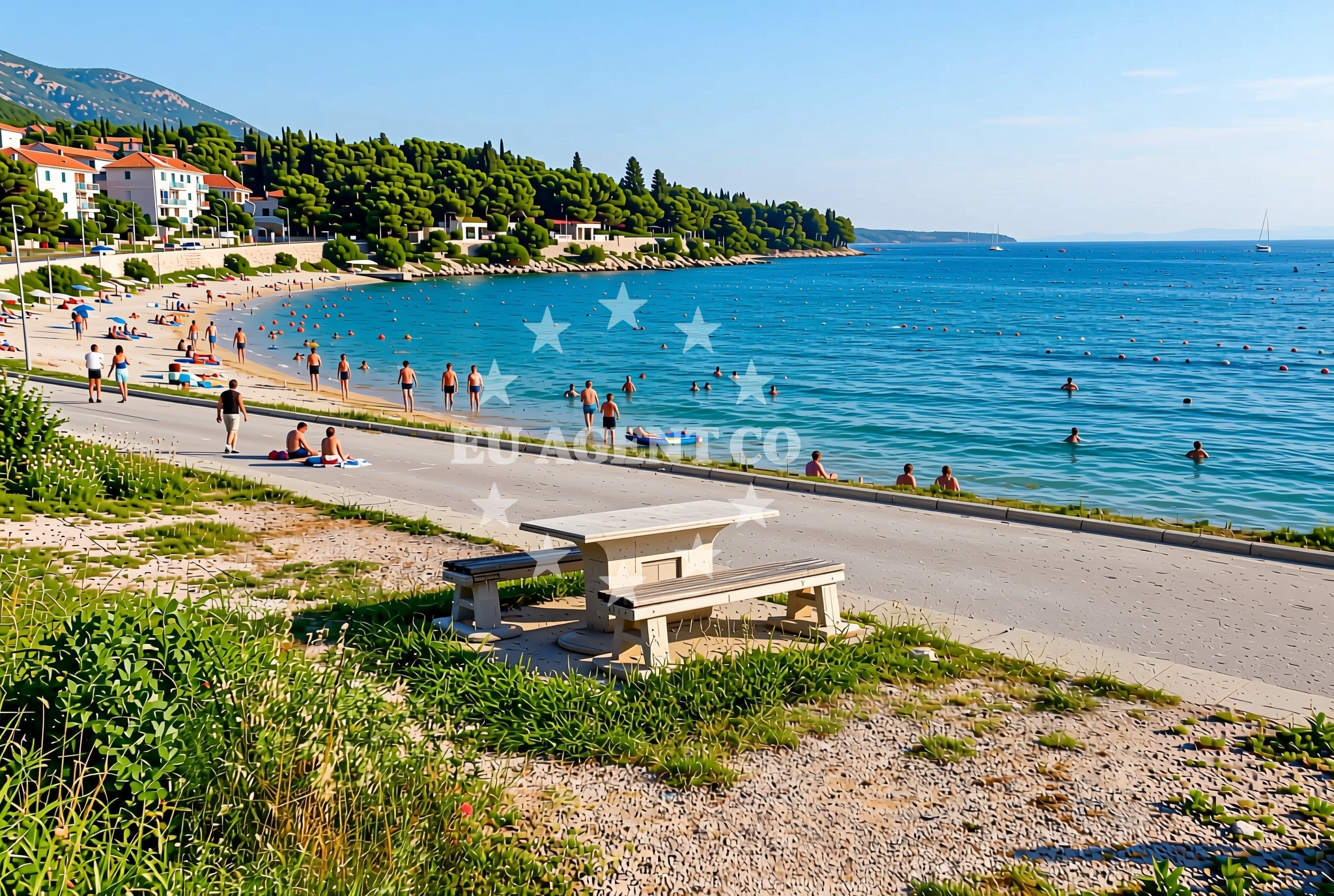 Additional view of Odmorište, Lokva Rogoznica Beach in Odmorište