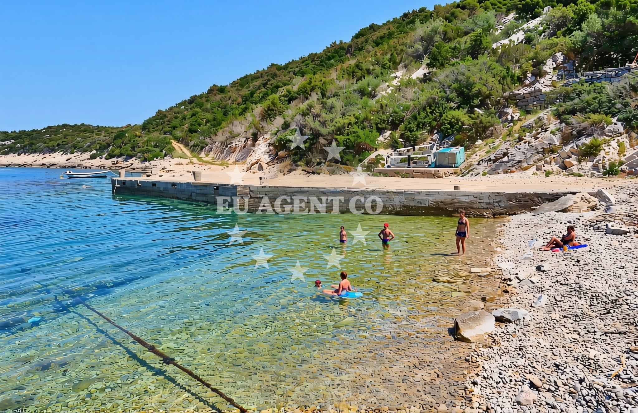 Sea and coastal view of Oključna (Vis): beaches and coves (3) in Oključna (Vis)