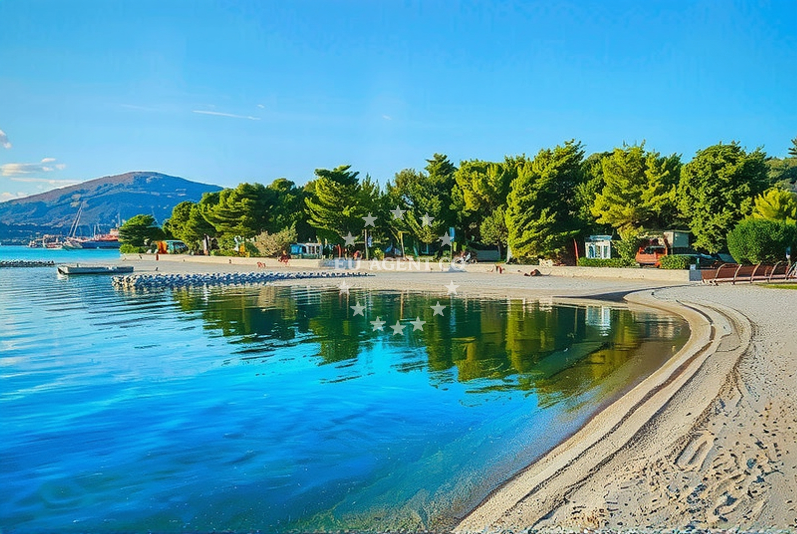 Additional view of Okrug beach in Ulica Vladimira Nazora 2, Trogir