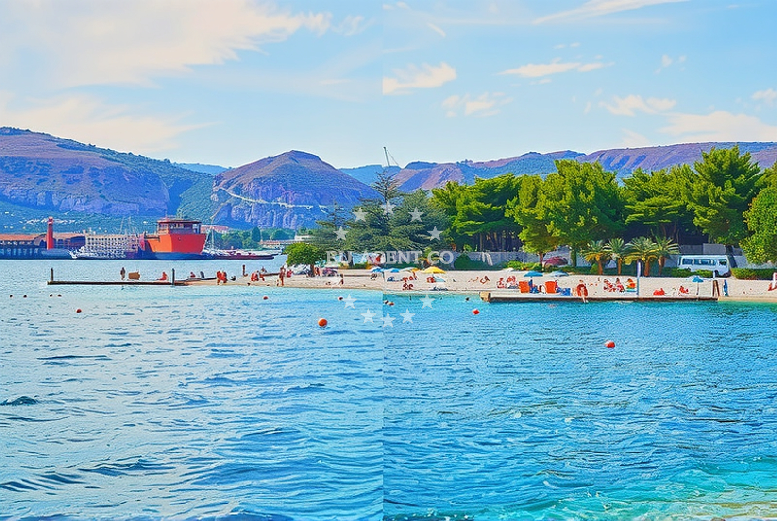 Additional view of Okrug beach in Ulica Vladimira Nazora 2, Trogir