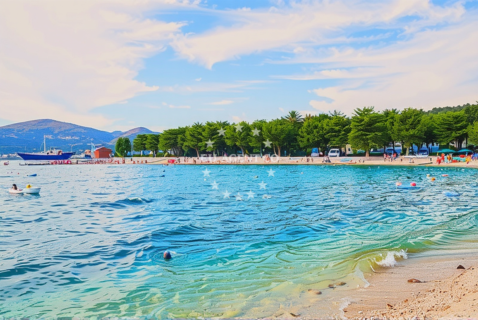Additional view of Okrug beach in Ulica Vladimira Nazora 2, Trogir