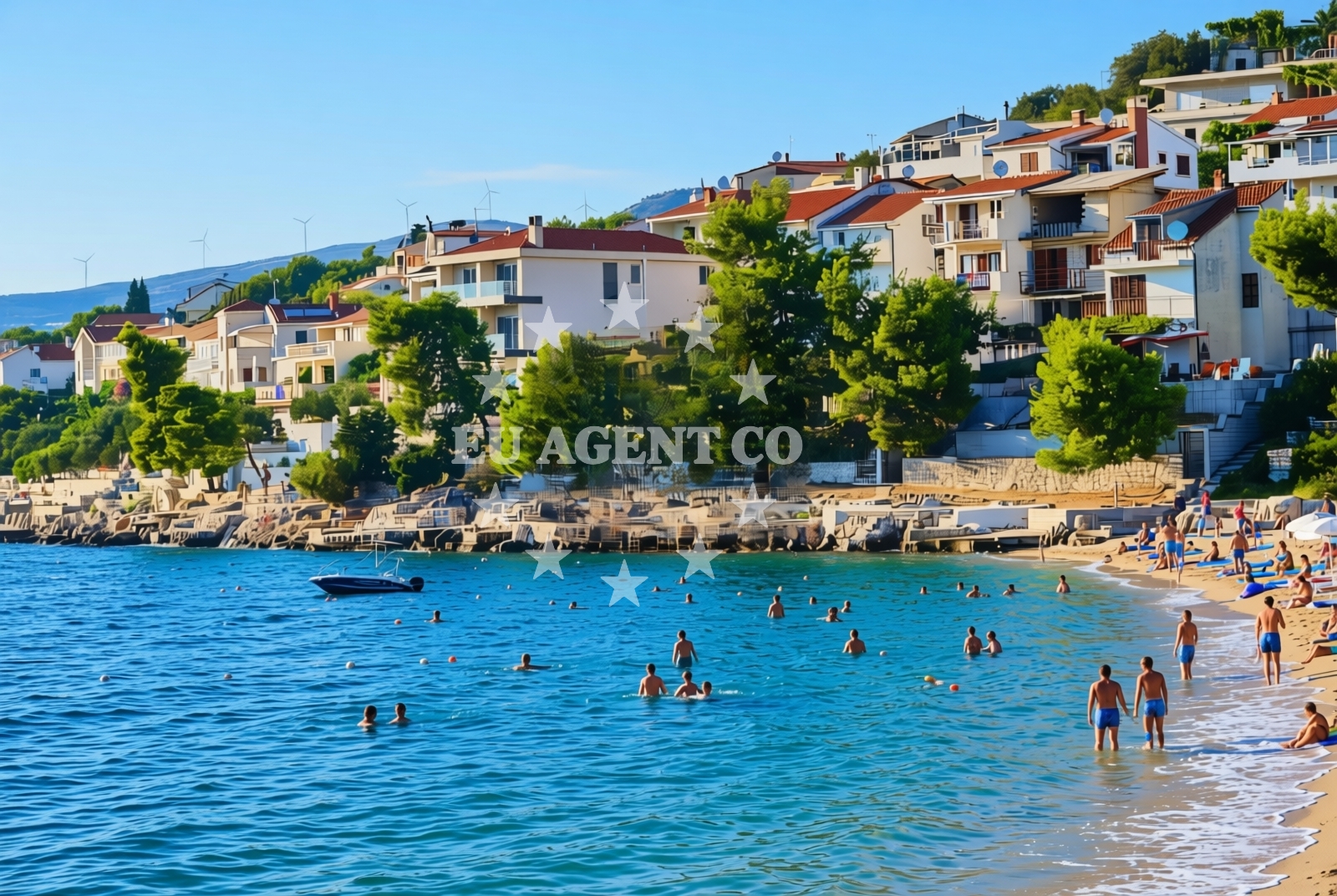 Additional view of Okrug Donji (Čiovo): beaches and coves (3) in Okrug Donji (Čiovo)