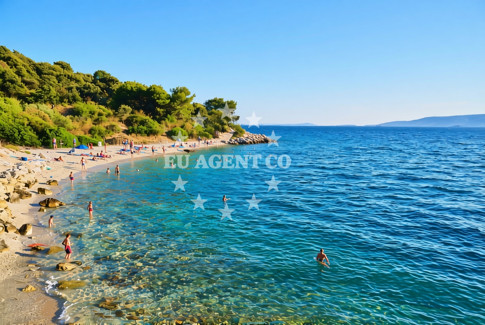 Additional view of Okrug Donji (Čiovo): beaches and coves (3) in Okrug Donji (Čiovo)