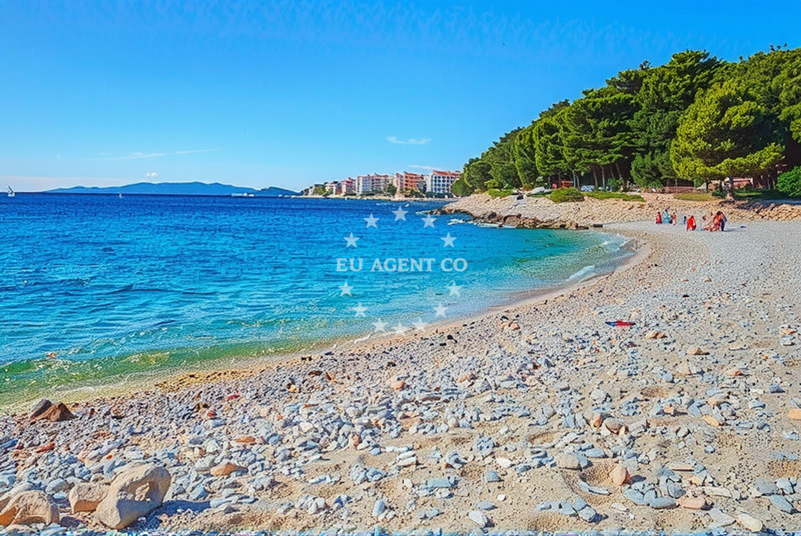 Additional view of Okrug Gornji beach in Splitska ulica 10 Trogir,Čiovo,Okrug Gornji,Mavarštica,, Trogir