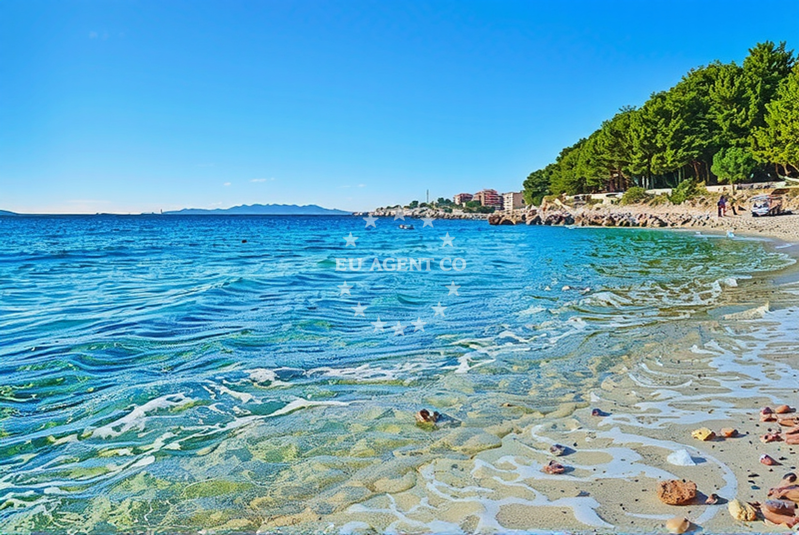 Additional view of Okrug Gornji beach in Splitska ulica 10 Trogir,Čiovo,Okrug Gornji,Mavarštica,, Trogir