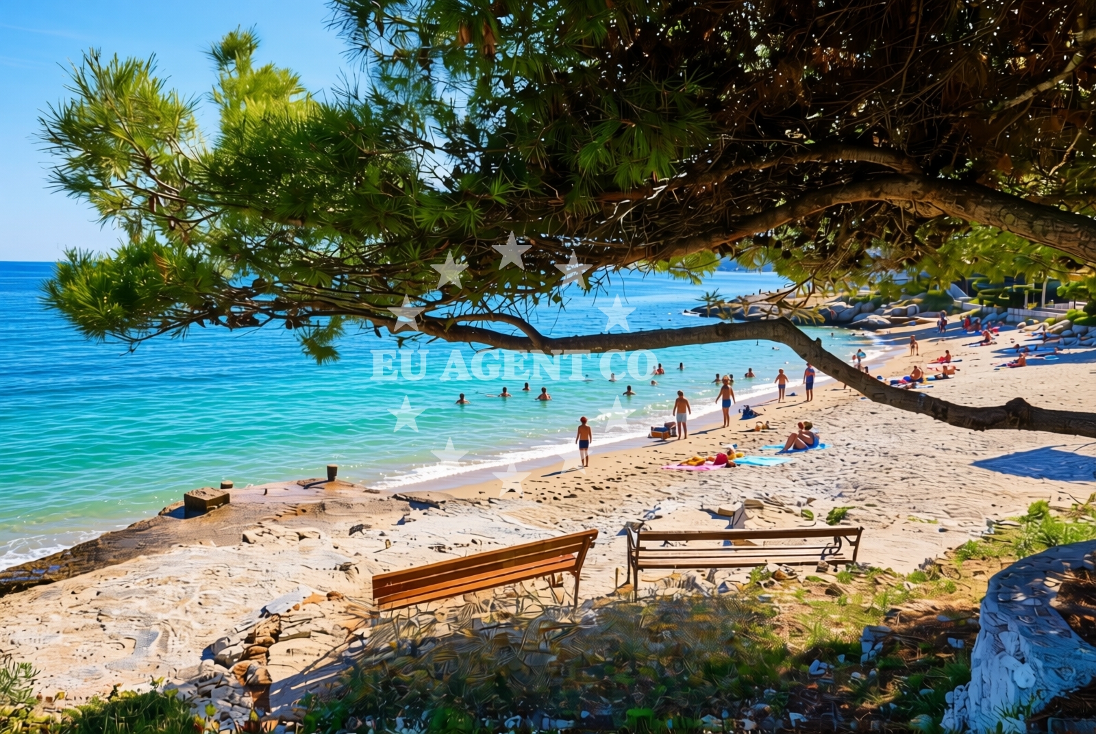 Overview of Okrug Gornji (Čiovo): beaches and coves (18) in Okrug Gornji (Čiovo)
