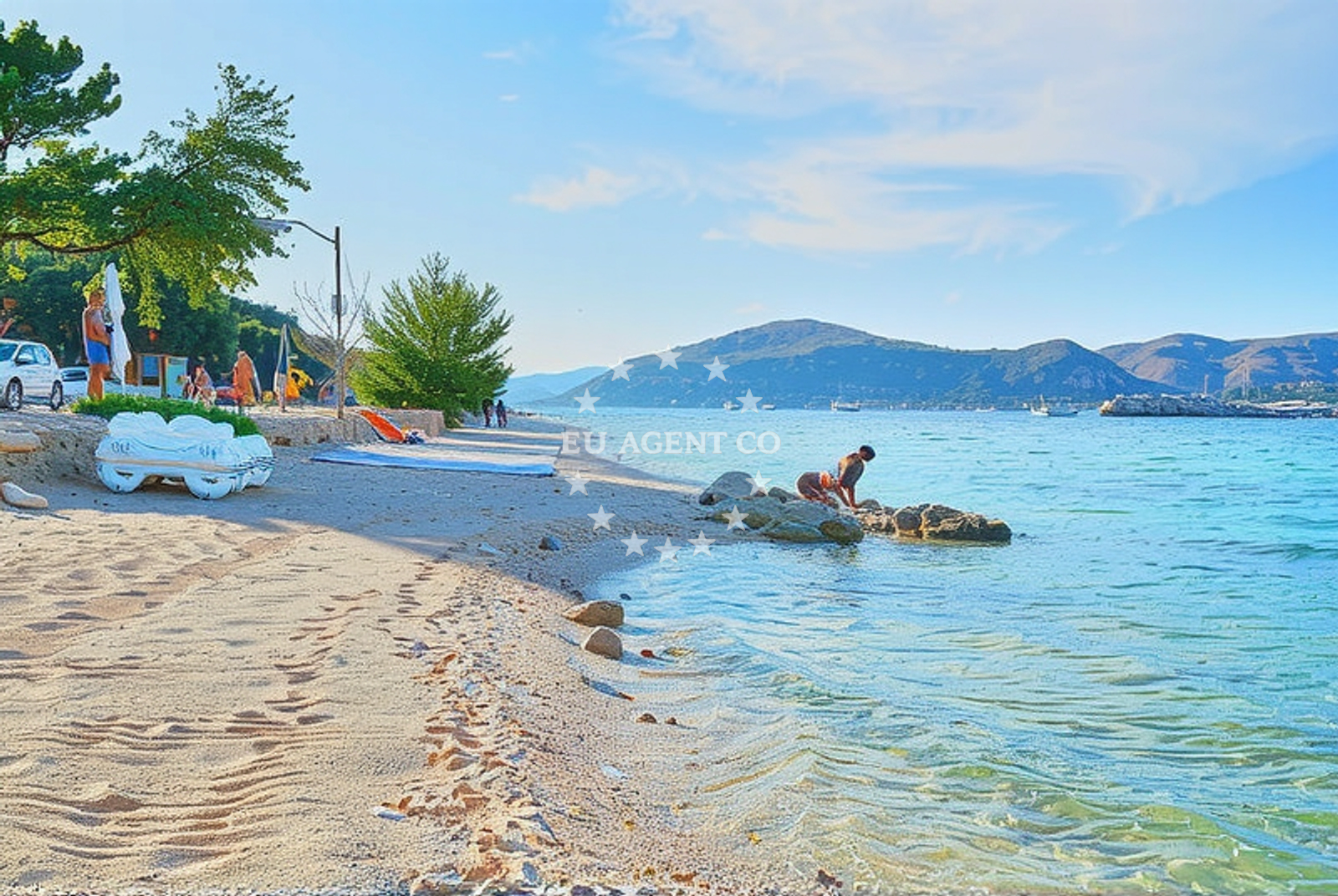 Additional view of Okrug Gornji III beach in Kuzmića I br.2., Trogir